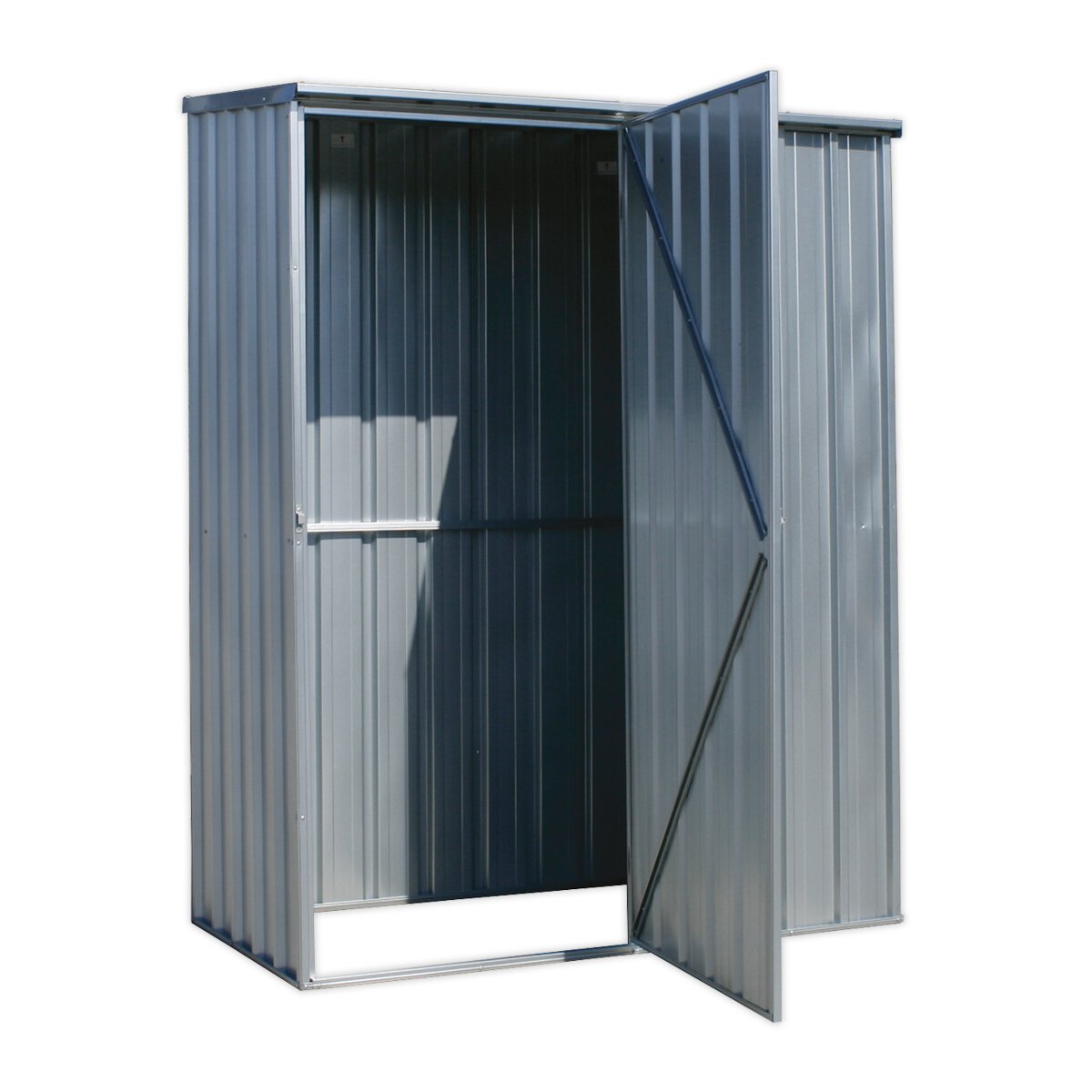 Galvanized Steel Shed 1.5 x 0.8 x 1.9m