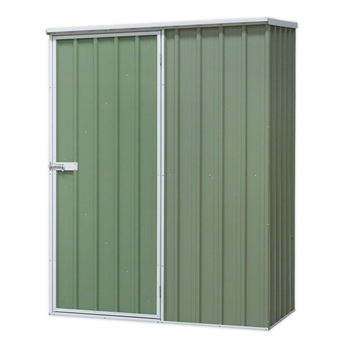 Galvanized Steel Shed Green 1.5 x 0.8 x 1.9m