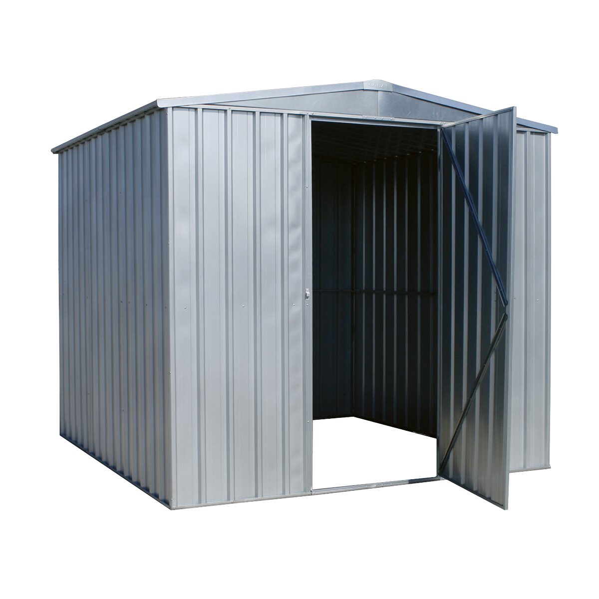 Galvanized Steel Shed 2.3 x 2.3 x 2.2m