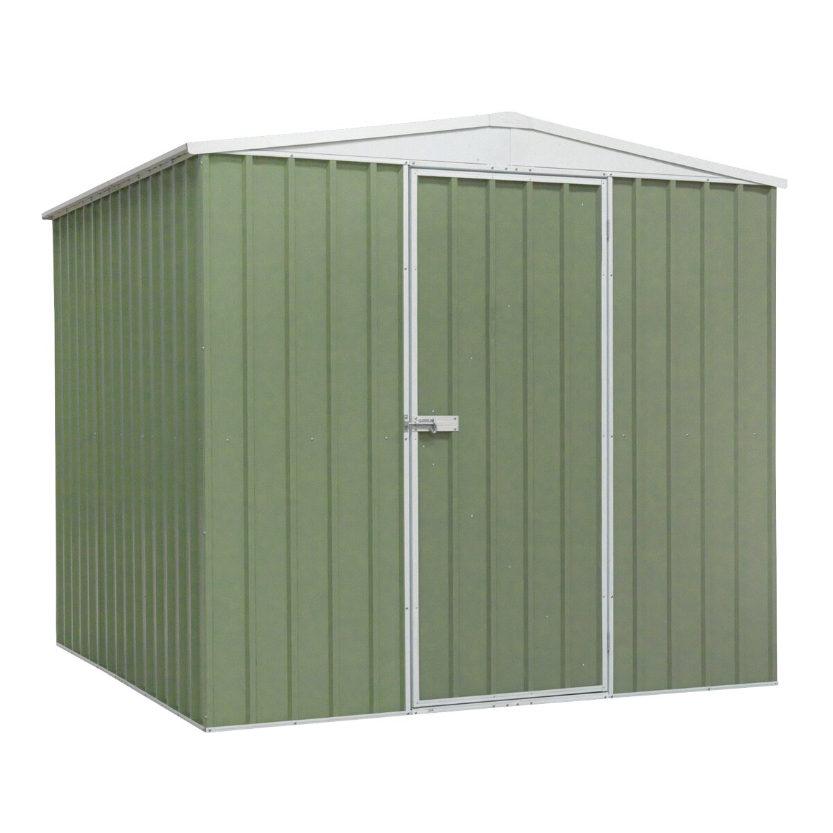 Galvanized Steel Shed Green 2.3 x 2.3 x 2.2m