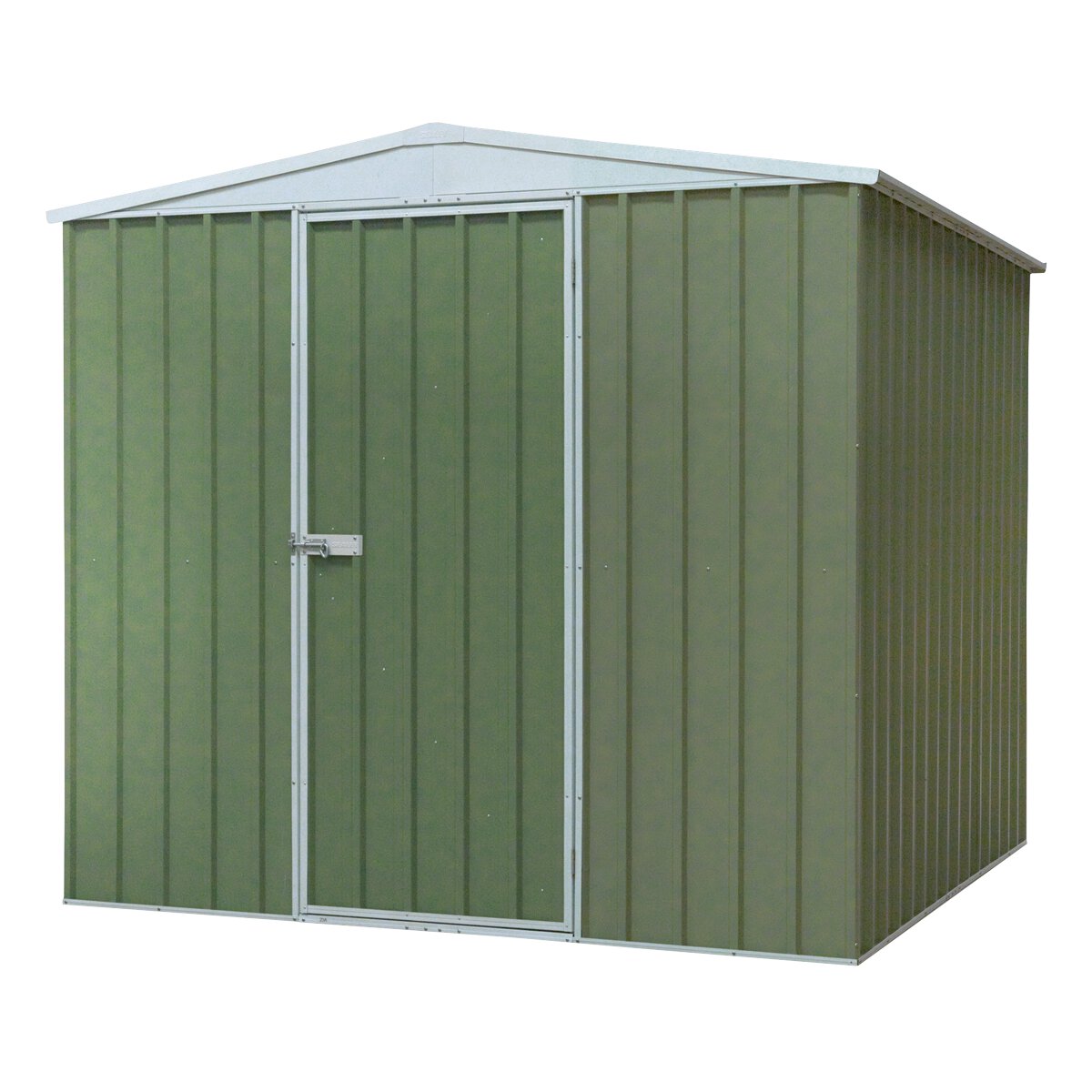 Galvanized Steel Shed Green 2.3 x 2.3 x 2.2m