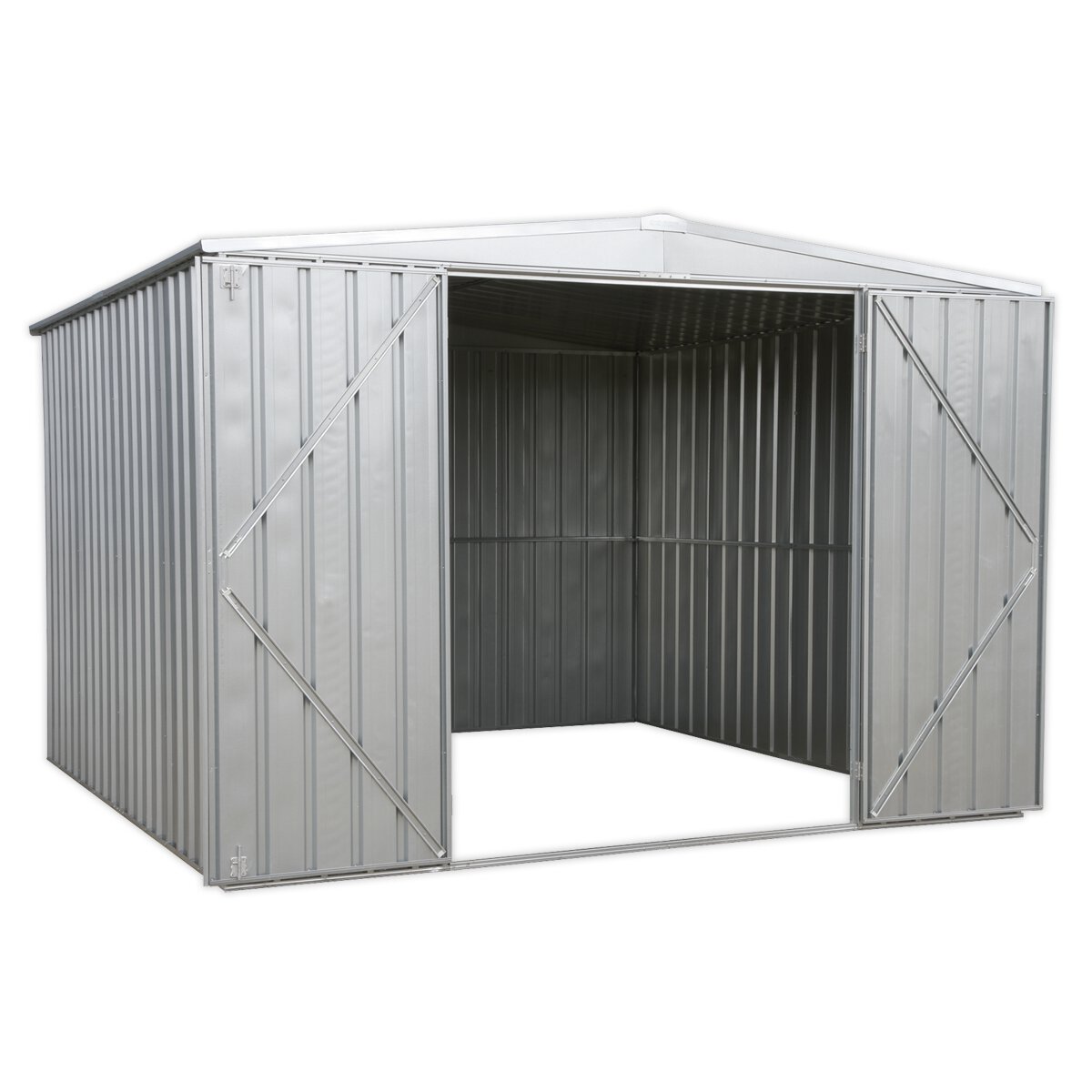 Galvanized Steel Shed 3 x 3 x 2m