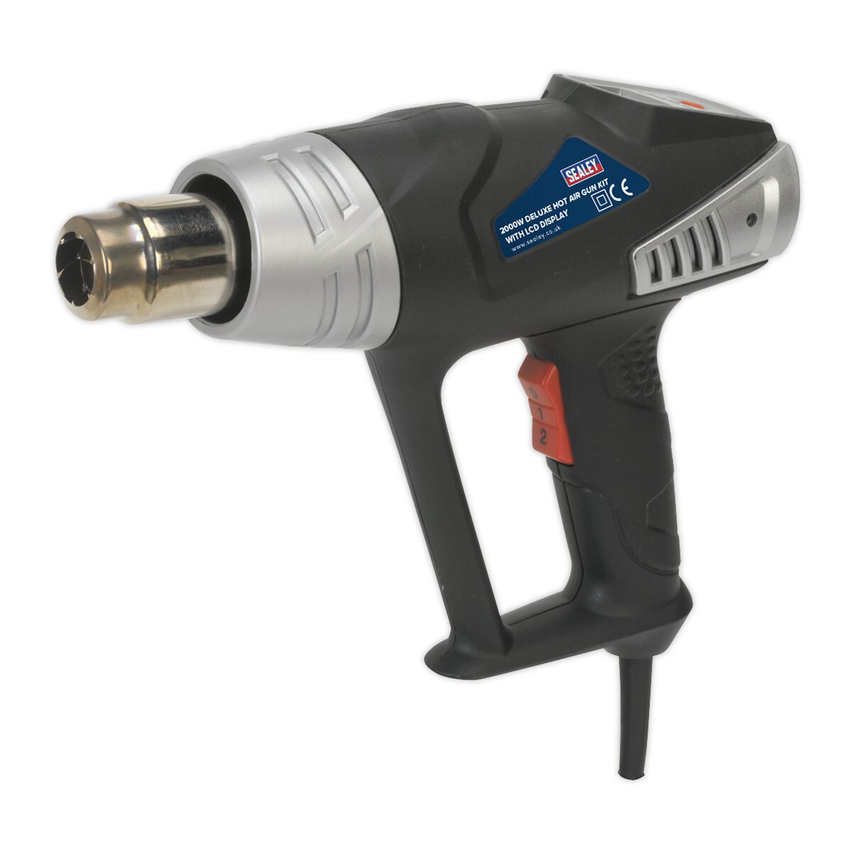 Deluxe Hot Air Gun Kit with LED Display 2000W 80-600°C