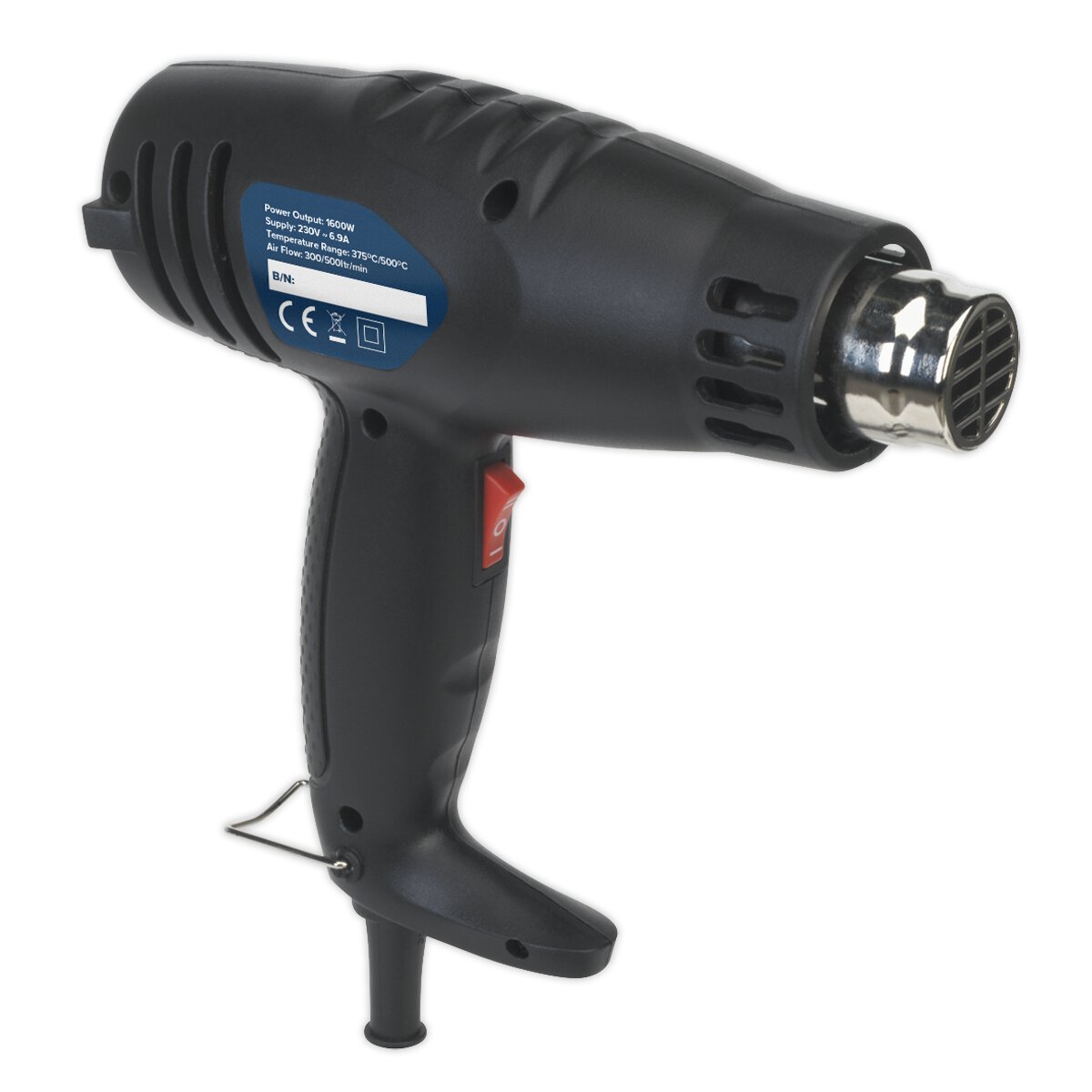 Hot Air Gun 1600W 2-Speed 375°C/500°C