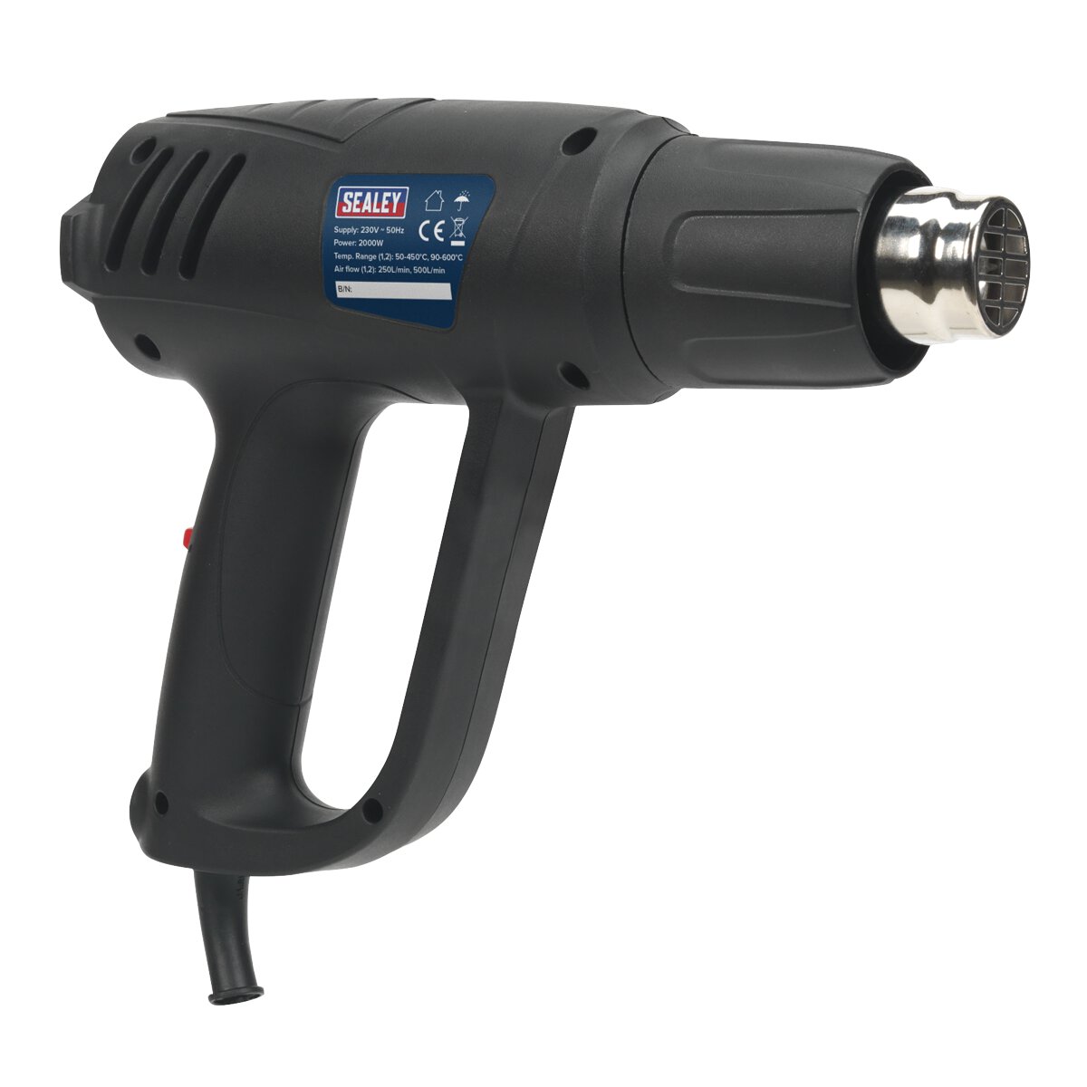 Variable Temperature Hot Air Gun Kit 2000W 50-450°C/90-600°C