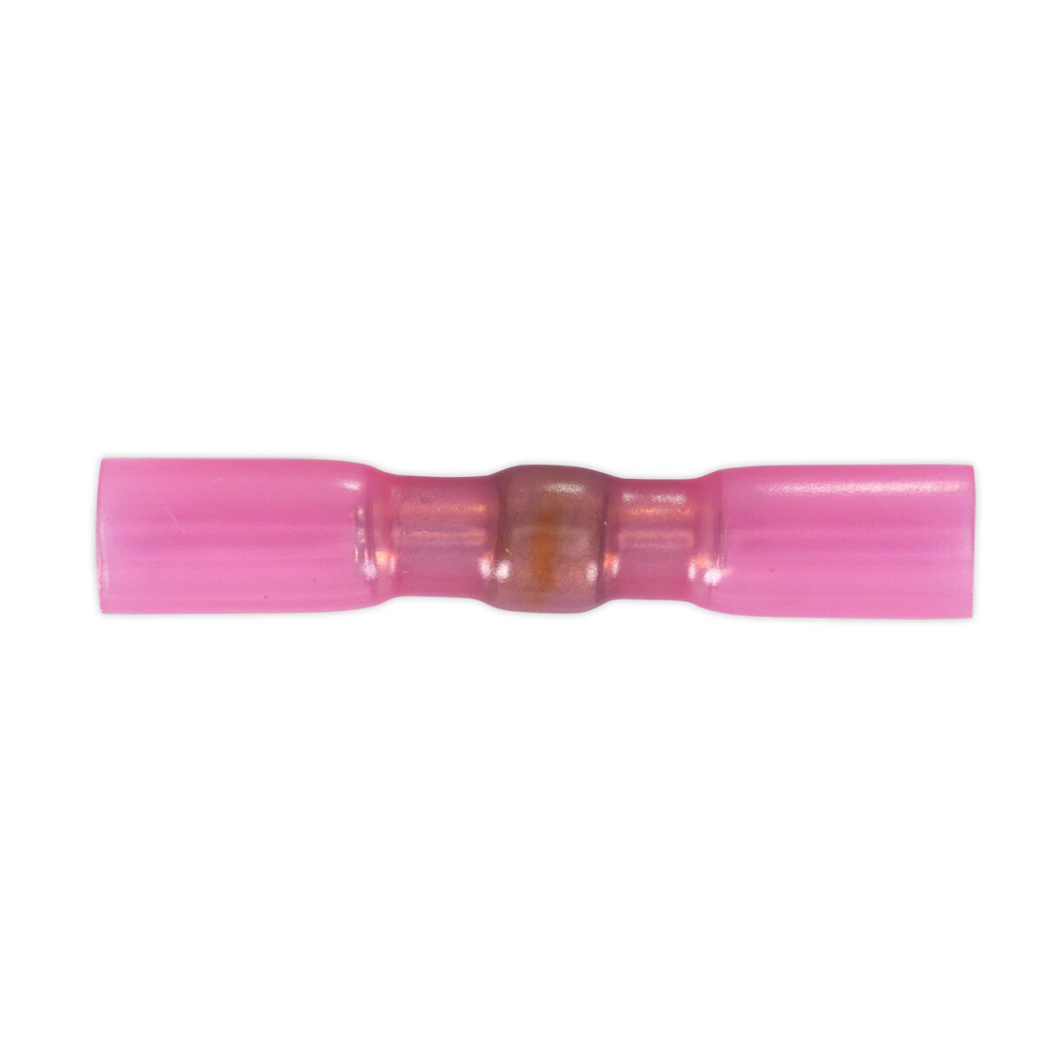 Heat Shrink Butt Connector with Crimp & Solder Red Pack of 25