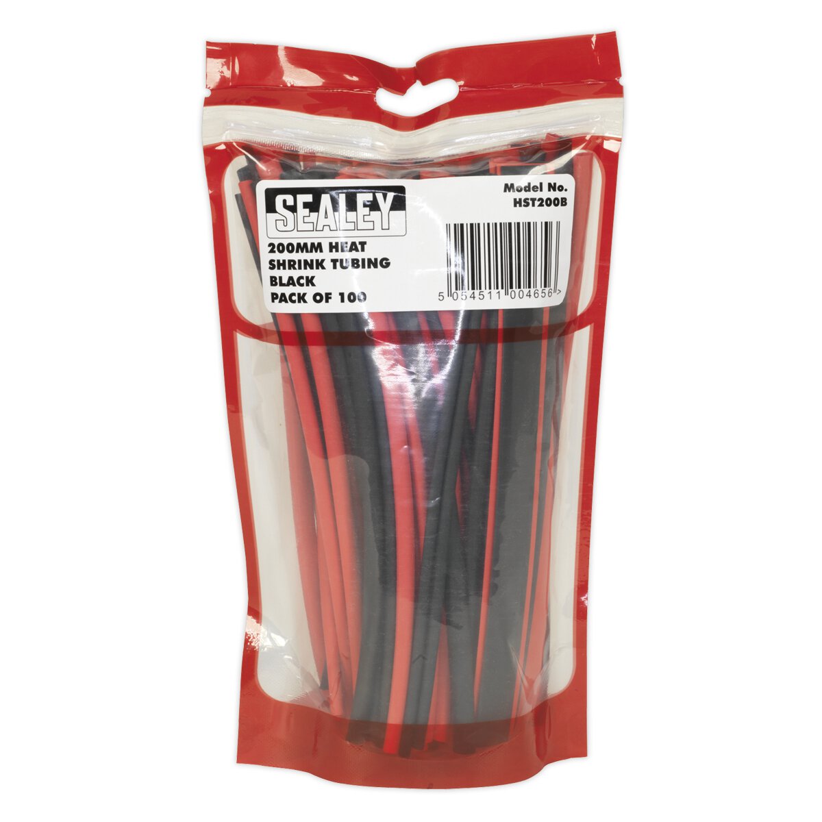 Heat Shrink Tubing Black & Red 200mm 100pc