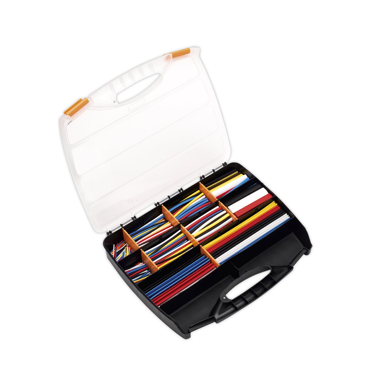 Heat Shrink Tubing Assortment 590pc Mixed Colours 50, 100, 150 & 200mm