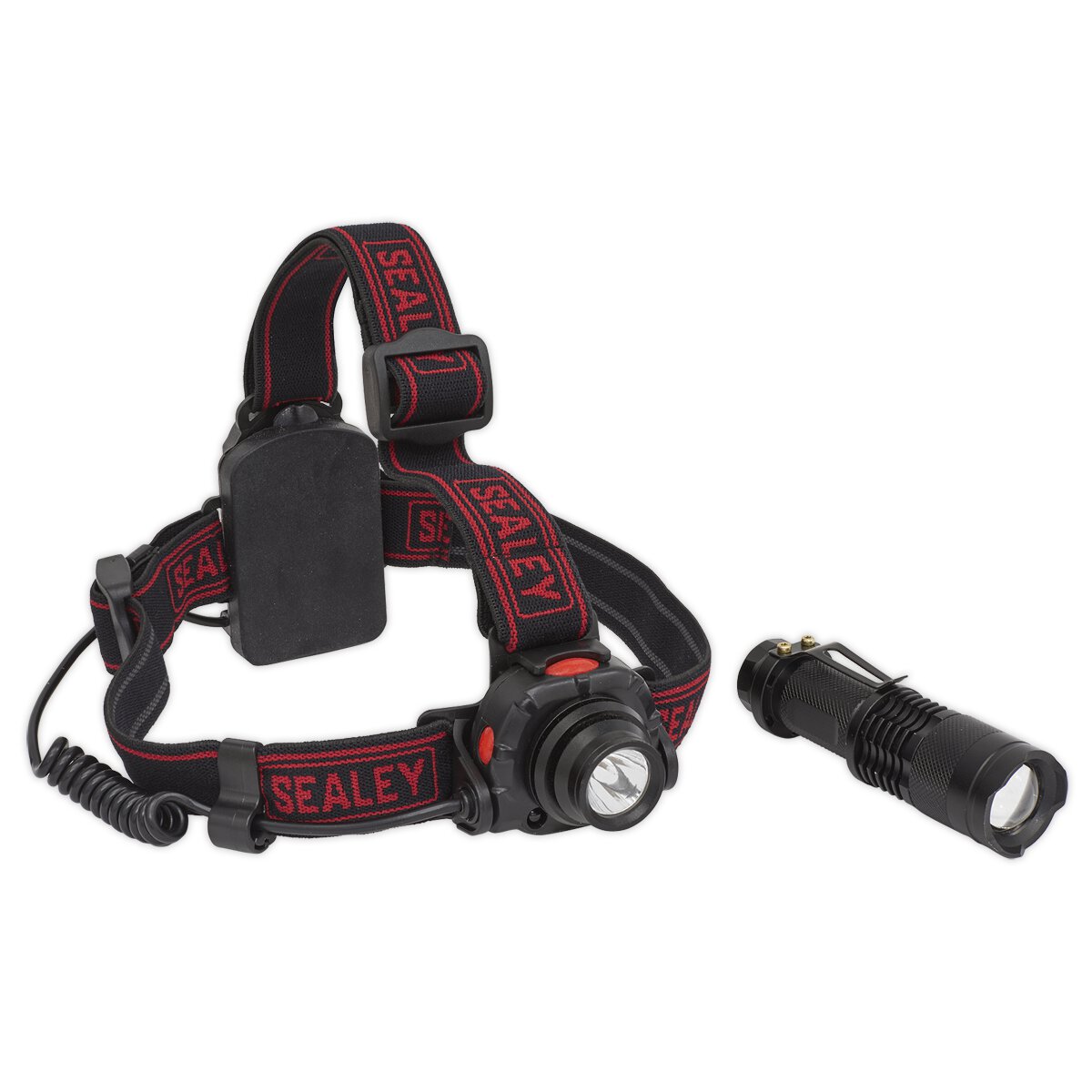 Head Torch 3W CREE XPE with Motion Sensor + Hand Torch 3W CREE XPE Twin Pack