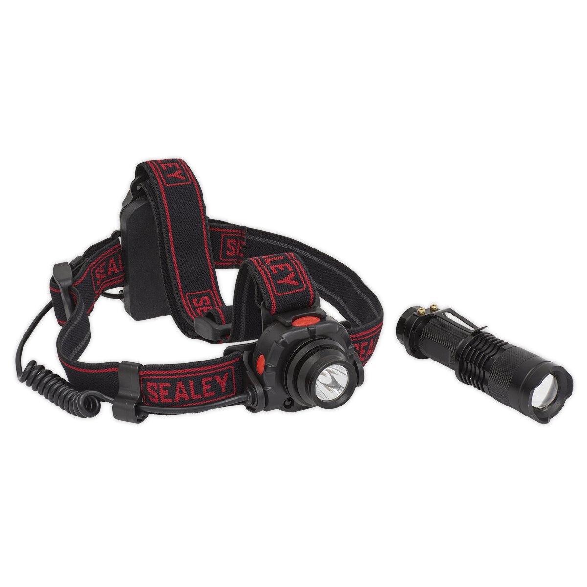 Head Torch 3W CREE XPE with Motion Sensor + Hand Torch 3W CREE XPE Twin Pack