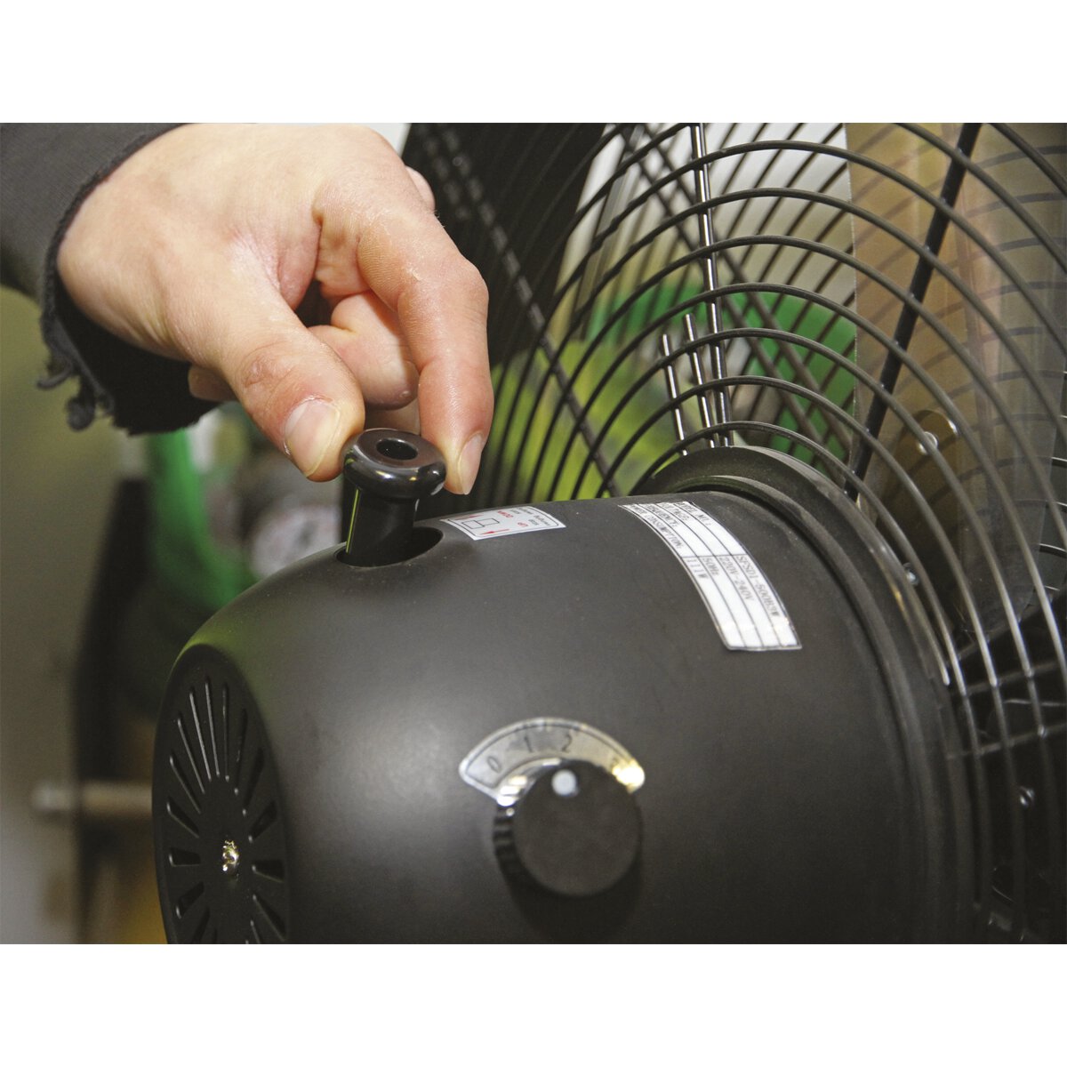 Industrial High Velocity Oscillating Pedestal Fan 20" 230V