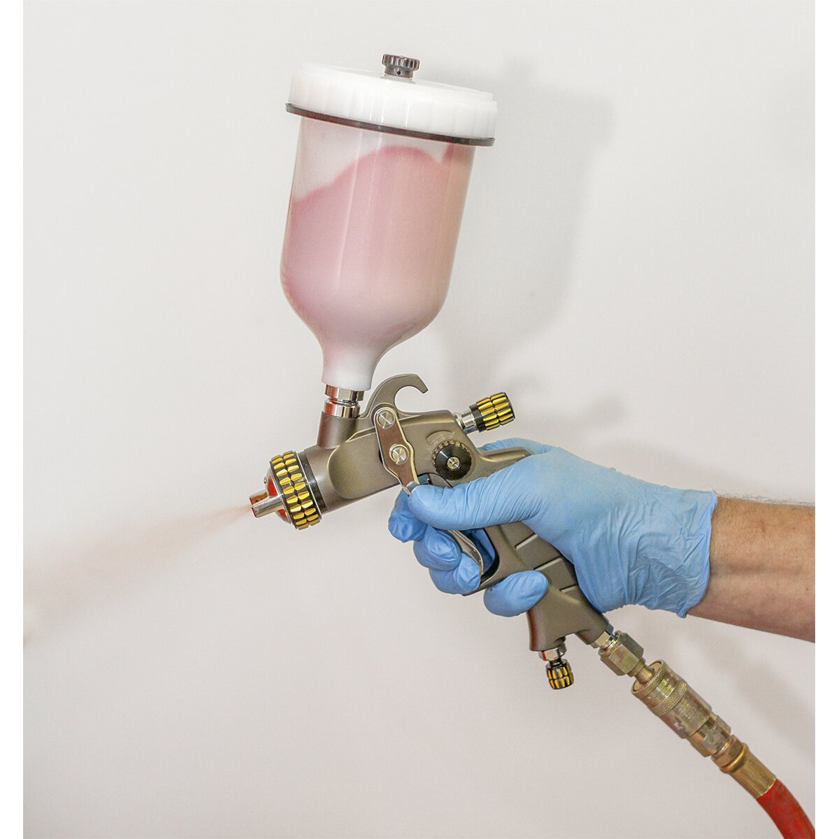 HVLP Gravity Feed Spray Gun 1.4mm Set-Up