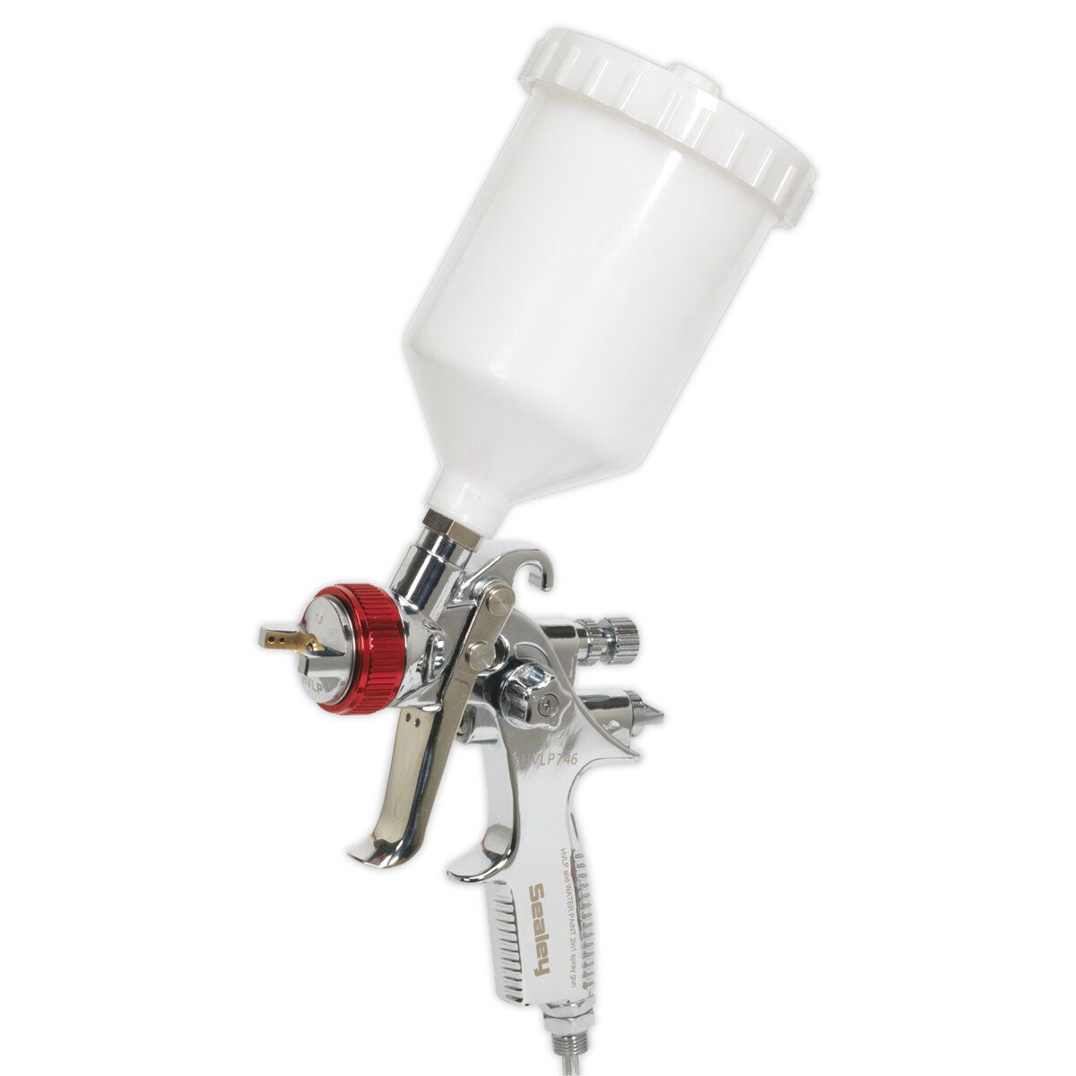 HVLP Gravity Feed Top Coat/Touch-Up Spray Gun Set | Building Materials ...