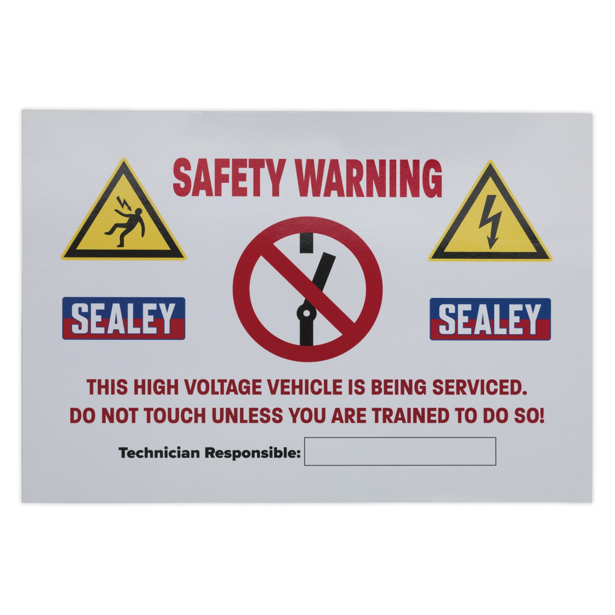 Hybrid/Electric Vehicle Warning Sign