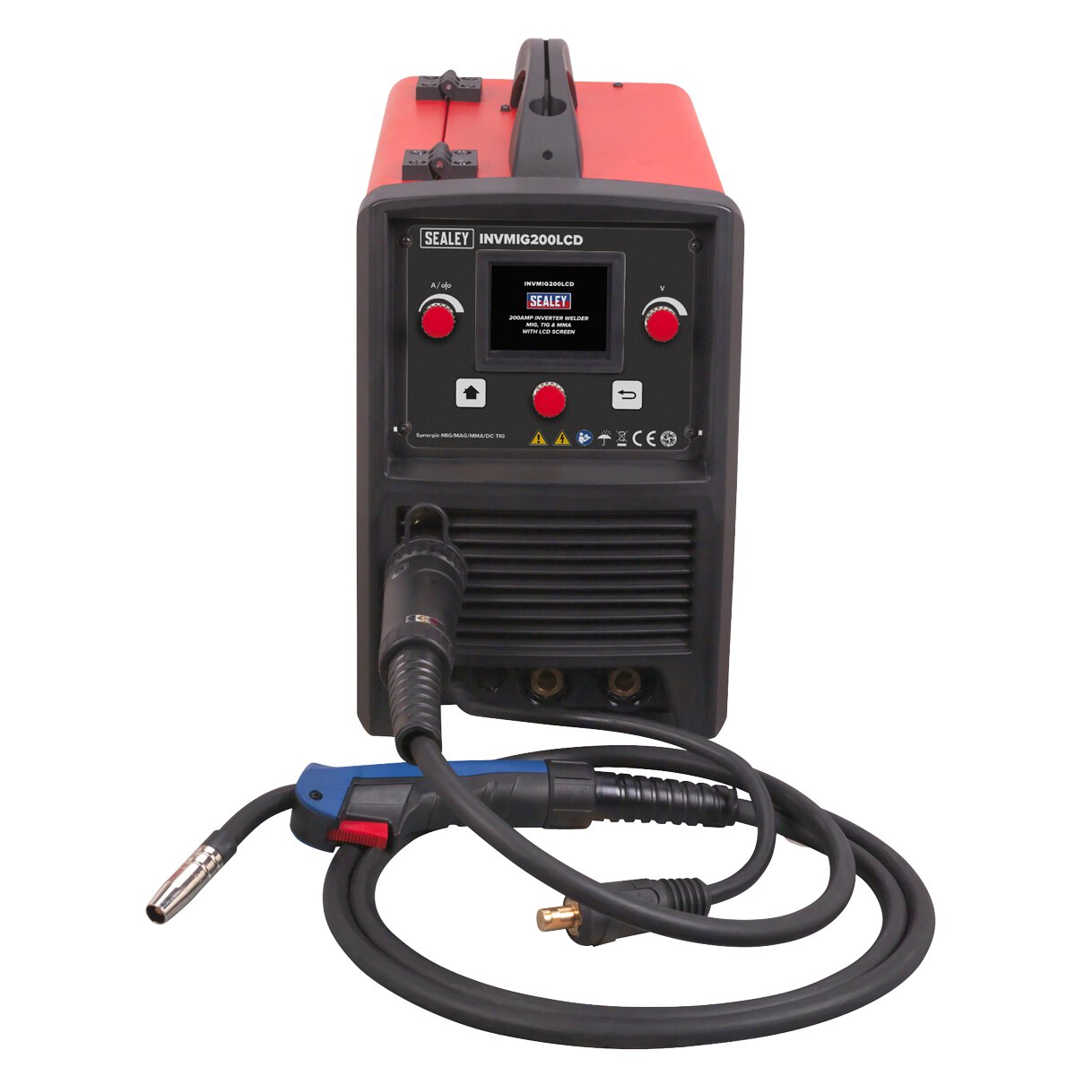 Inverter Welder MIG, TIG & MMA 200Amp with LCD Screen