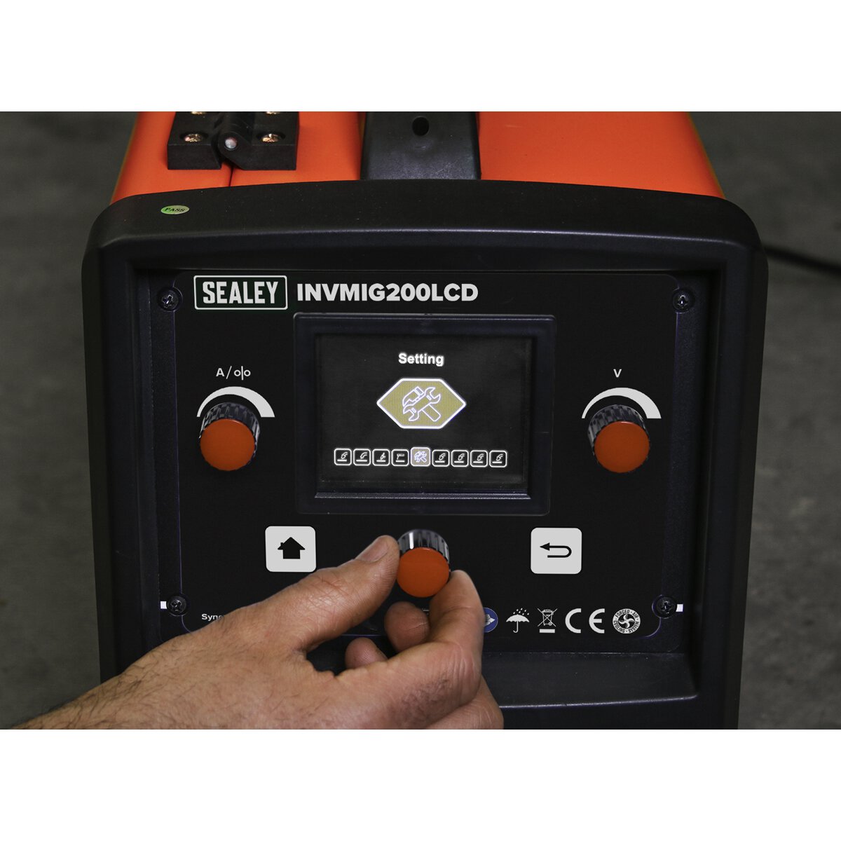 Inverter Welder MIG, TIG & MMA 200Amp with LCD Screen