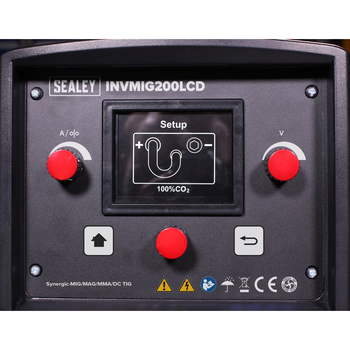 Inverter Welder MIG, TIG & MMA 200Amp with LCD Screen