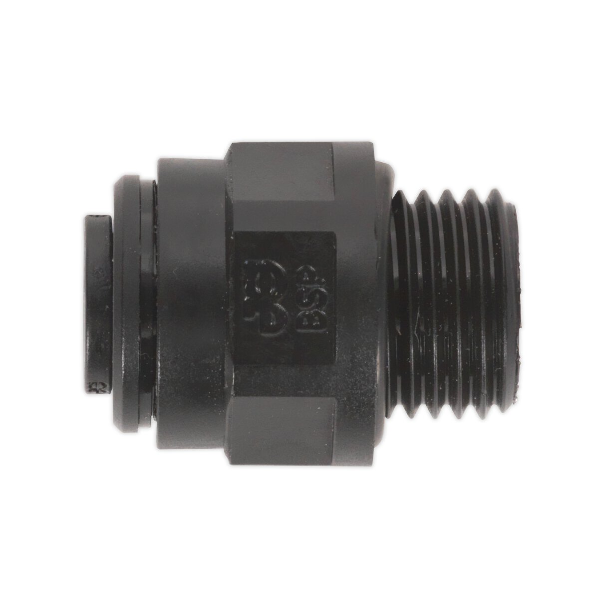 Straight Adaptor 10mm x 1/4"BSP Pack of 5 (John Guest Speedfit® - PM011012E)