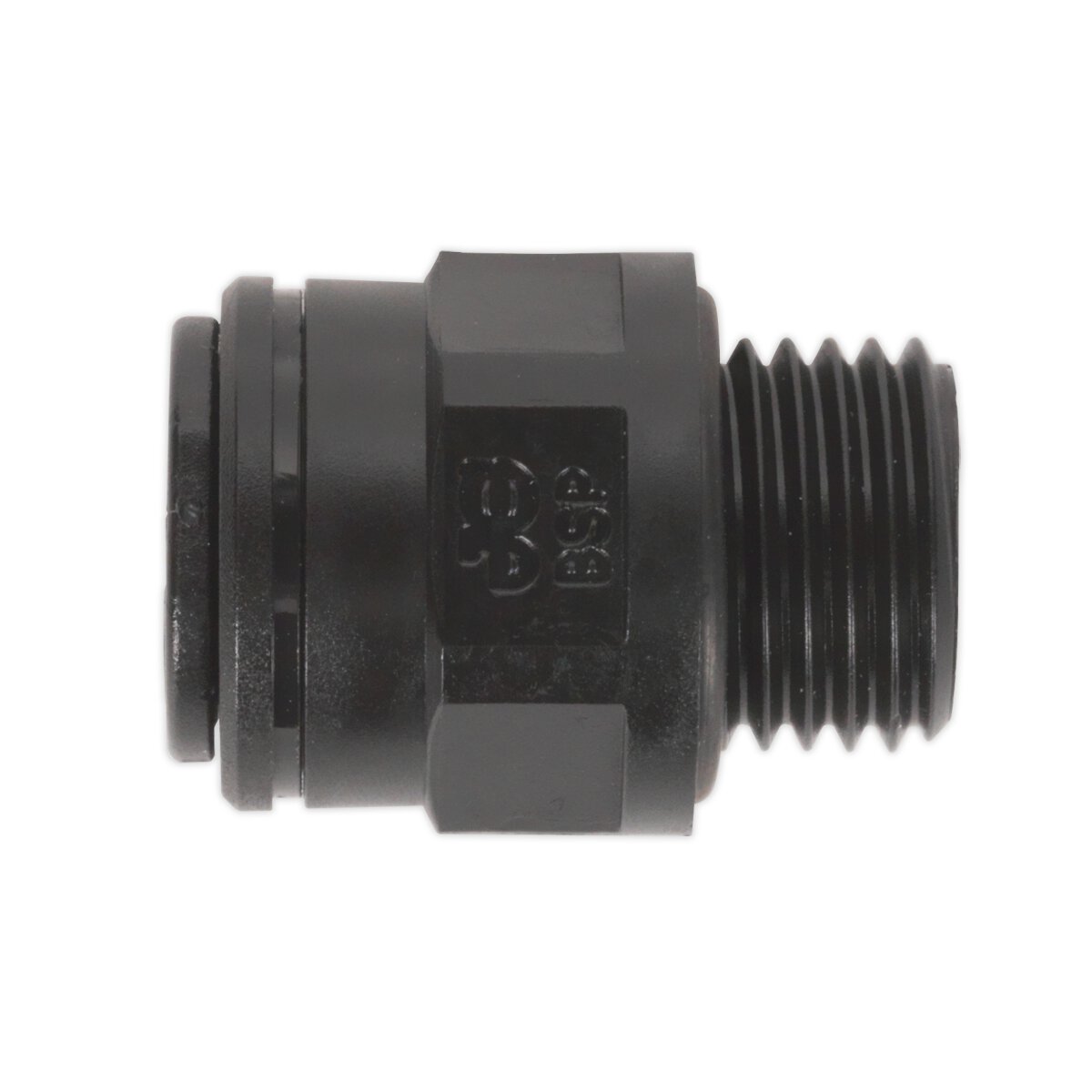 Straight Adaptor 8mm x 1/4"BSP Pack of 5 (John Guest Speedfit® - PM010812E)