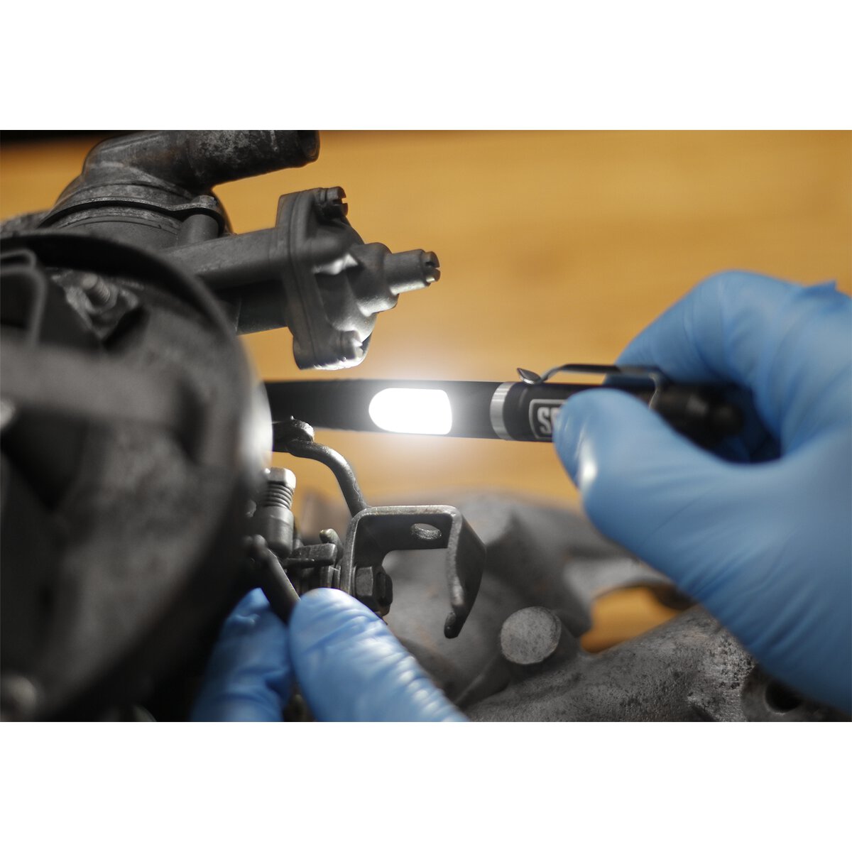 Aluminium Penlight CREE XTE + 1W COB