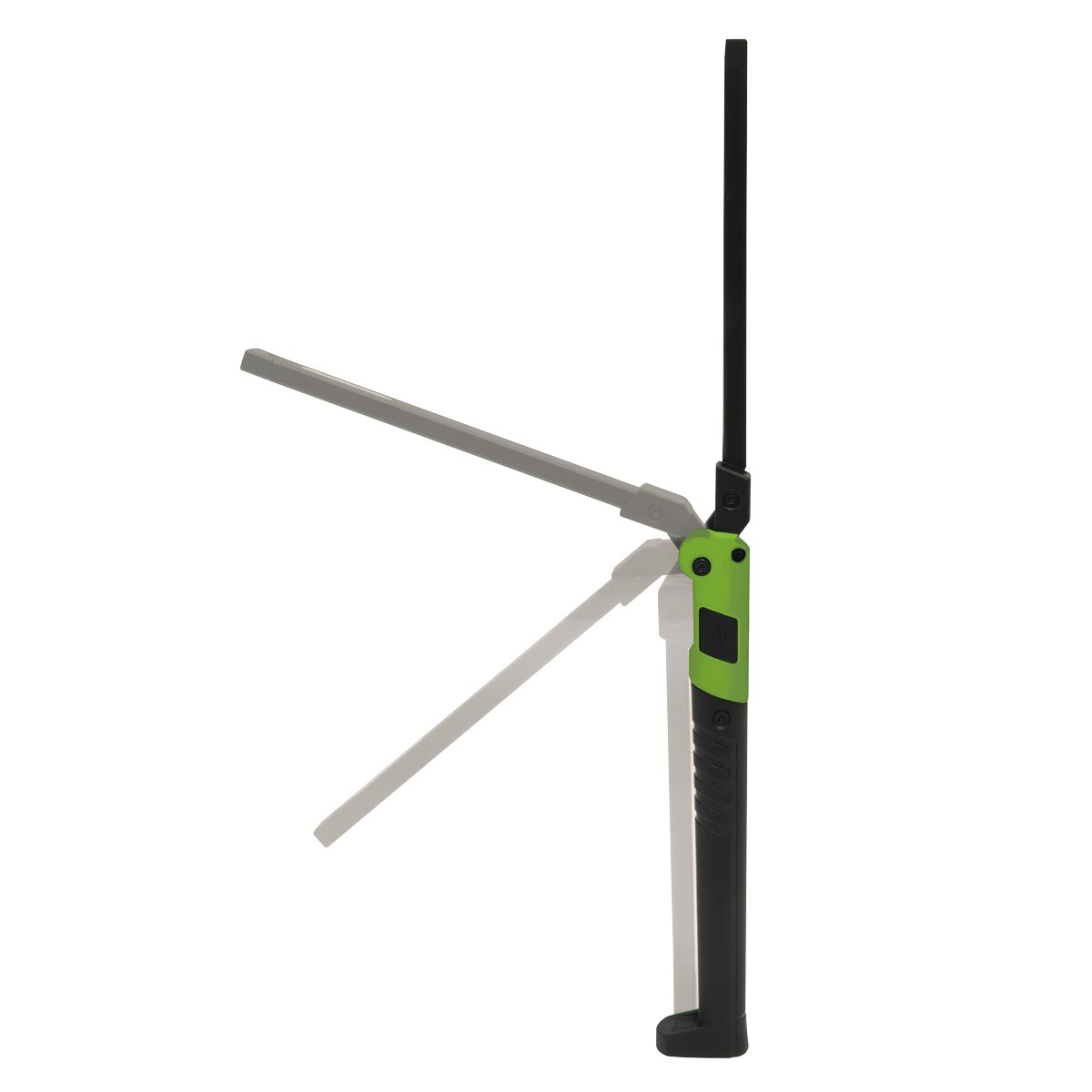 Rechargeable Slim Folding Pocket Light 2 COB + 1 SMD LED - Green