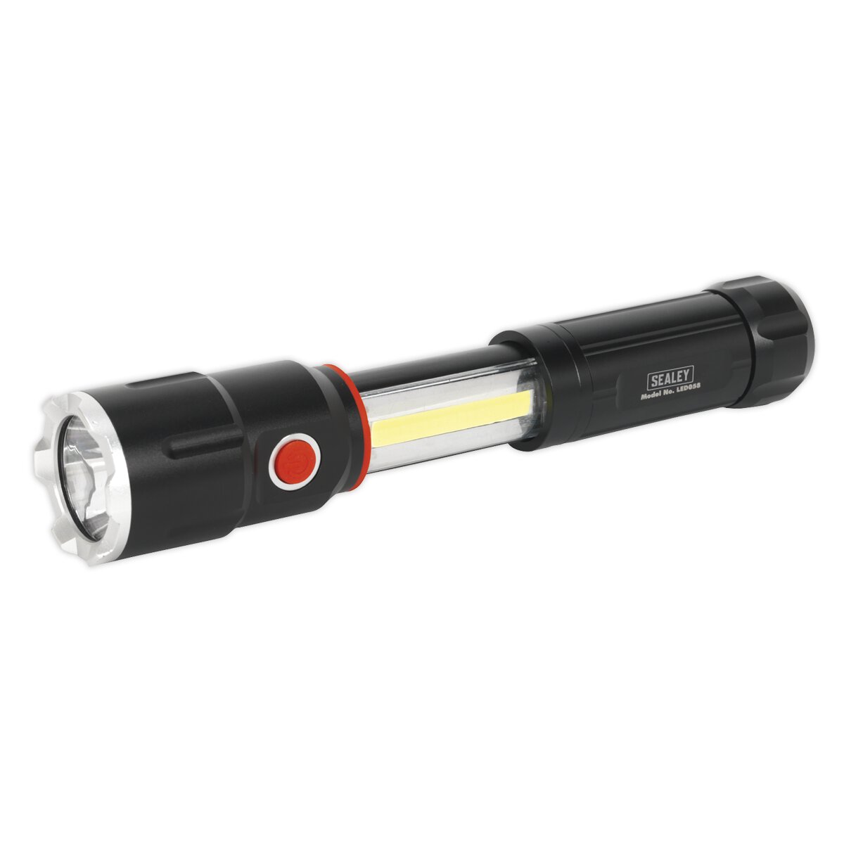 Aluminium Torch 5W XPG CREE + 3W COB LED Sliding 4 x AAA Cell