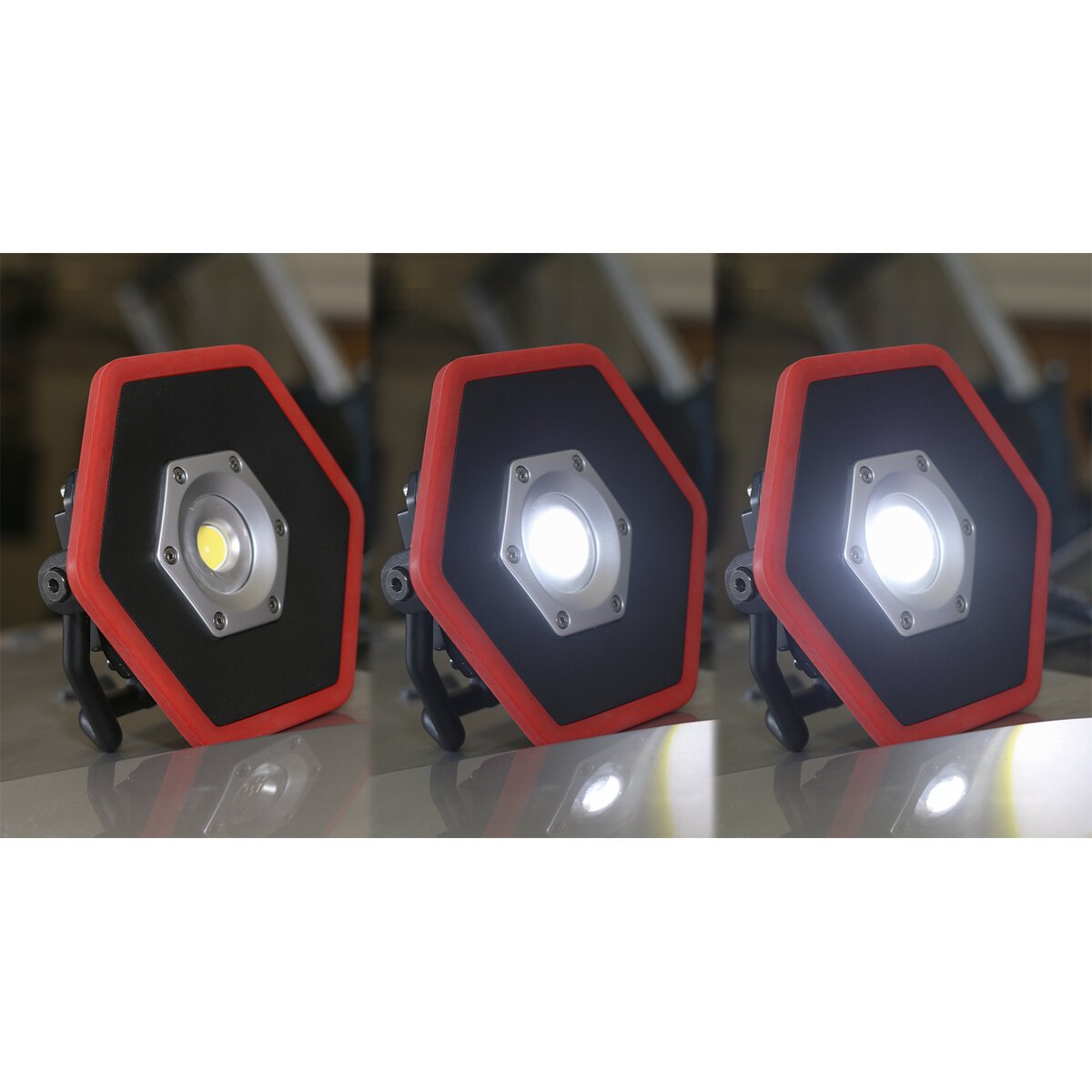 Rechargeable Floodlight 10W COB LED Lithium-ion Colour Matching CRI-95