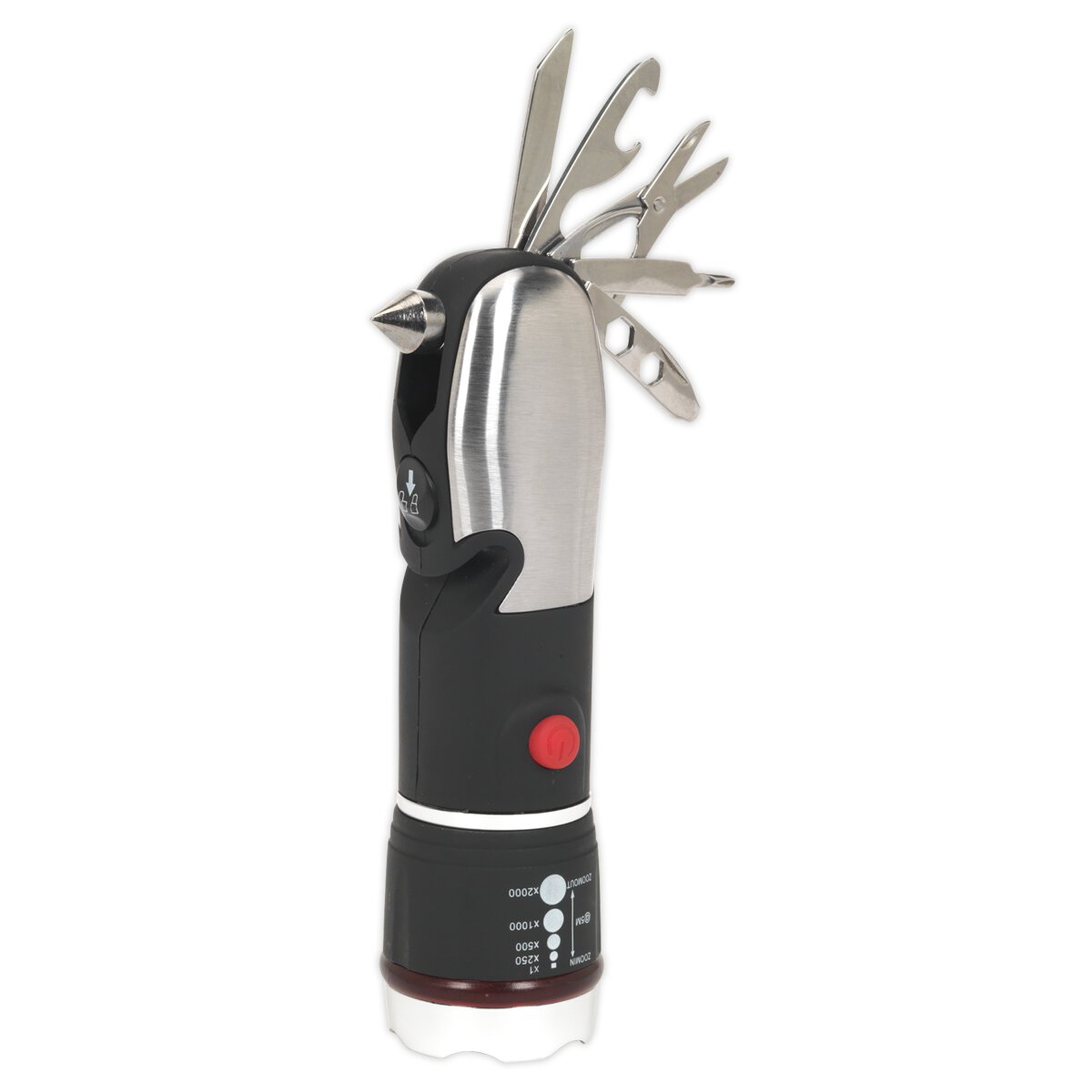 Emergency Torch/Multi-Tool - 3W LED Adjustable Focus 3 x AAA Cell