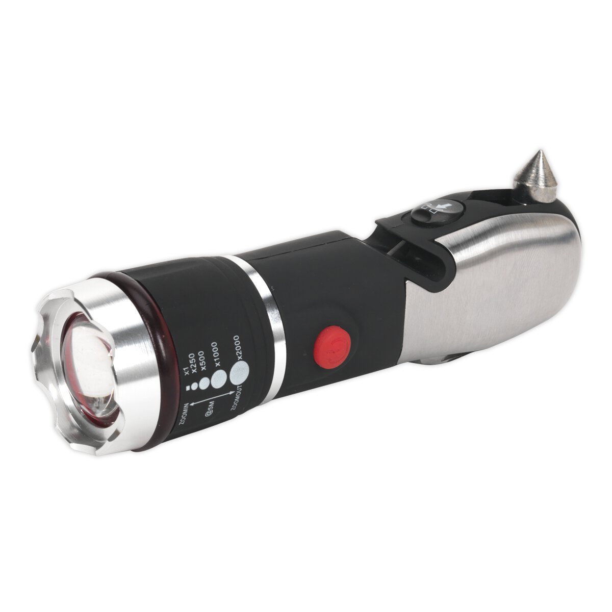 Emergency Torch/Multi-Tool - 3W LED Adjustable Focus 3 x AAA Cell