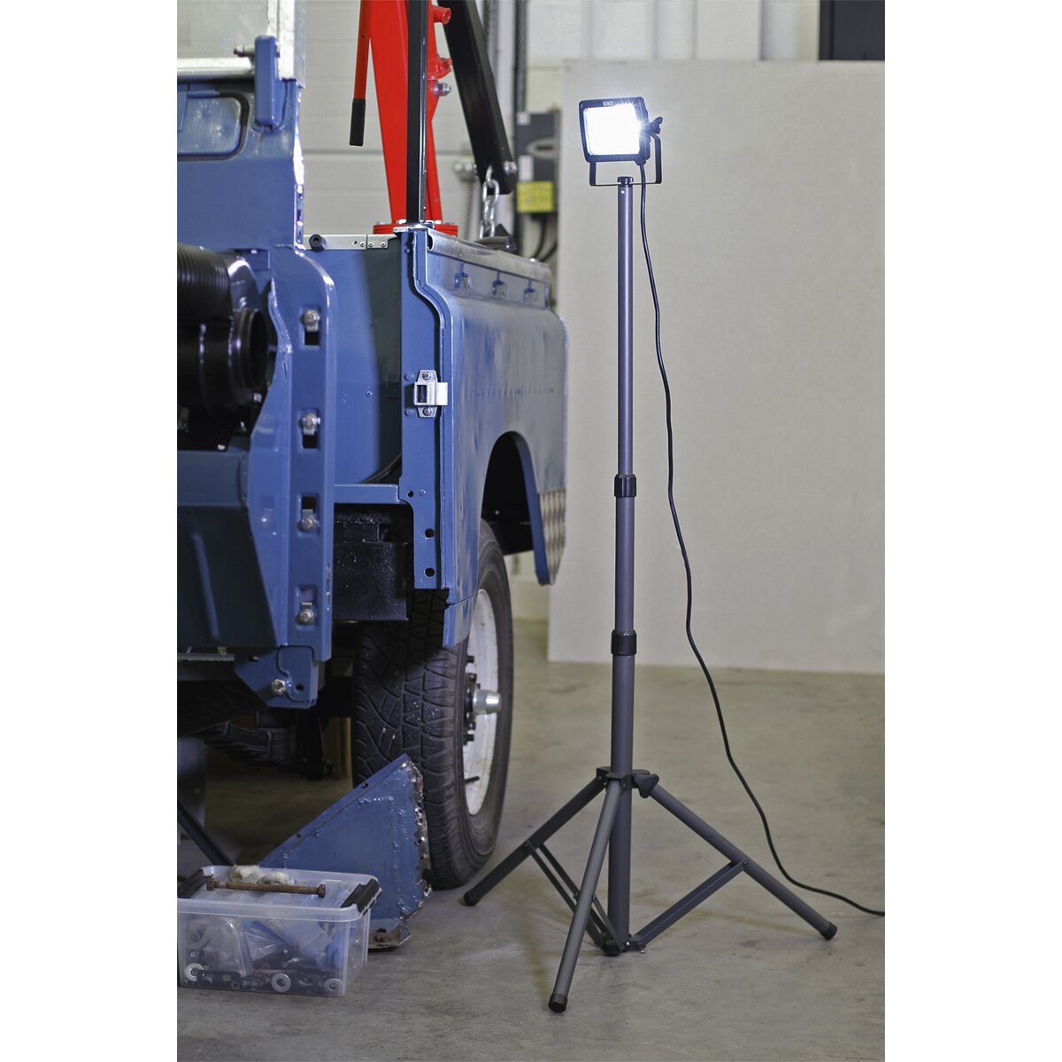 Telescopic Floodlight 10W SMD LED 230V