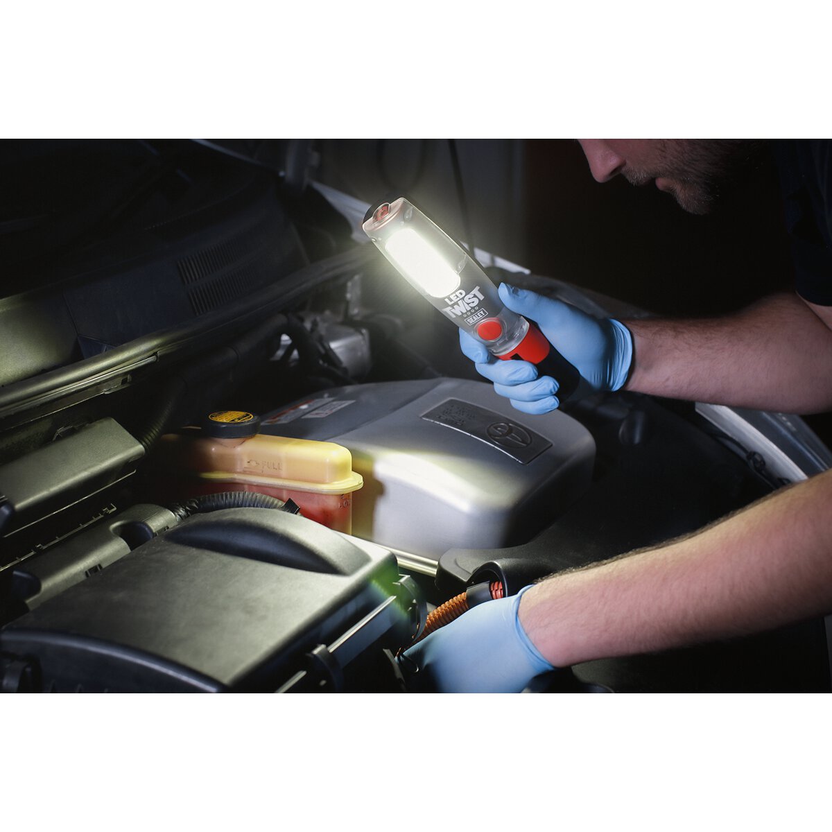 Rechargeable Inspection Lamp 8W COB + 1W LED