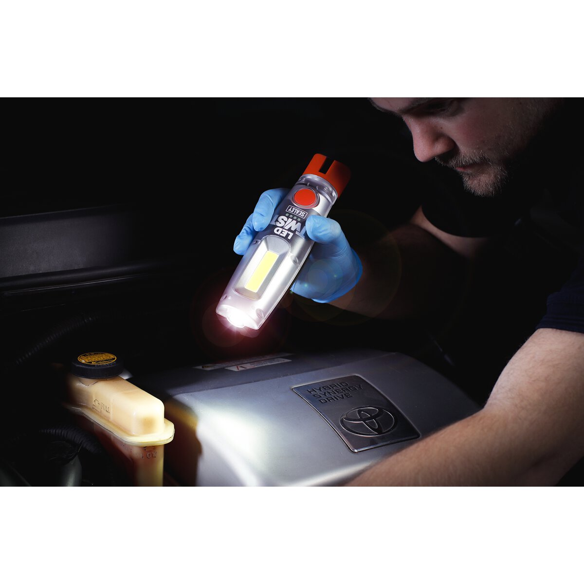 Rechargeable Inspection Lamp 8W COB + 1W LED
