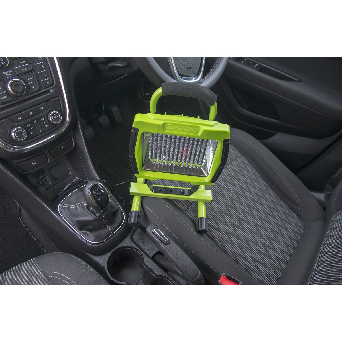 Floodlight Portable Rechargeable 108 LED Lithium-ion - Green