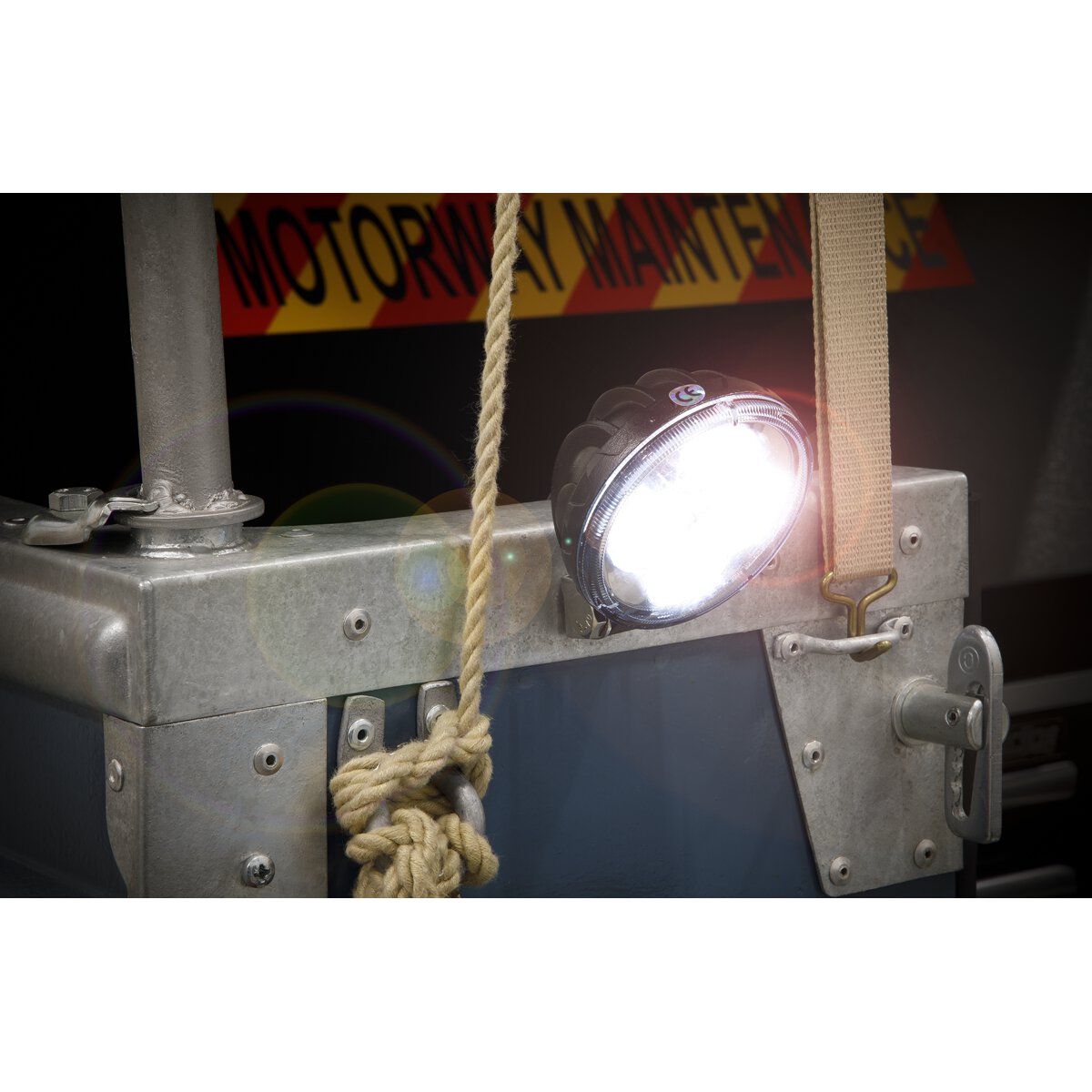 Round Work Light with Mounting Bracket 12W LED