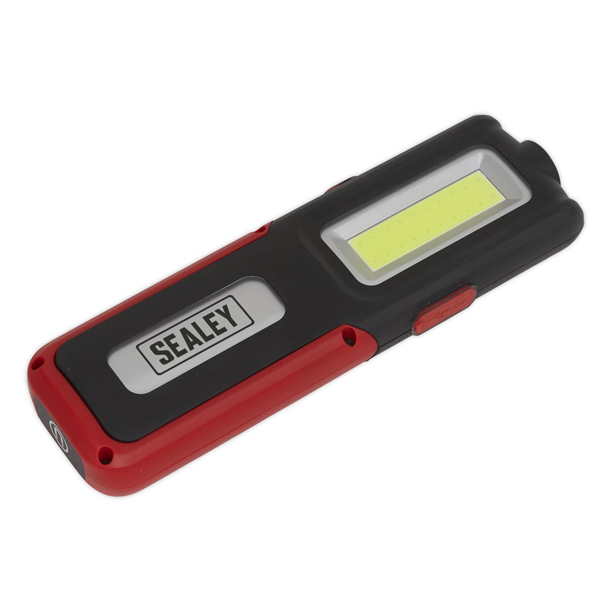 Rechargeable Inspection Lamp Red 5W COB + 3W LED + Power Bank