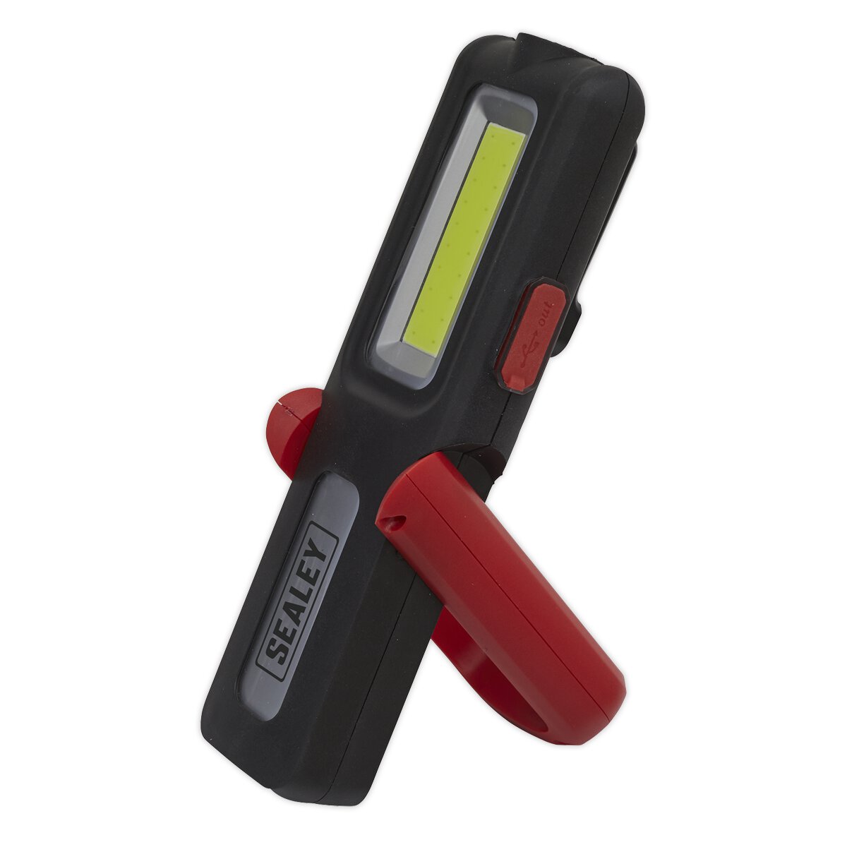 Rechargeable Inspection Lamp Red 5W COB + 3W LED + Power Bank