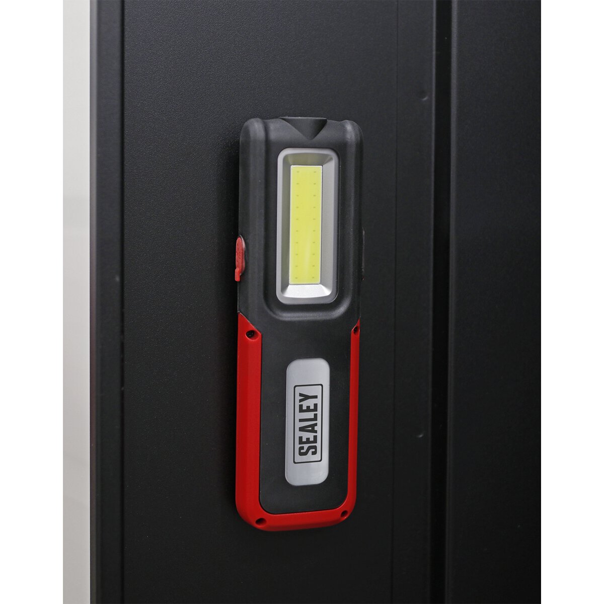 Rechargeable Inspection Lamp Red 5W COB + 3W LED + Power Bank
