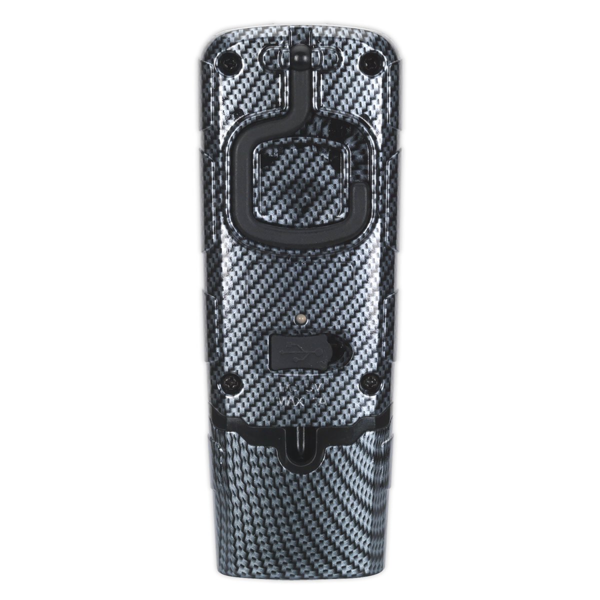 Rechargeable 360° Inspection Lamp 2W COB + 1W LED Carbon Fibre Effect