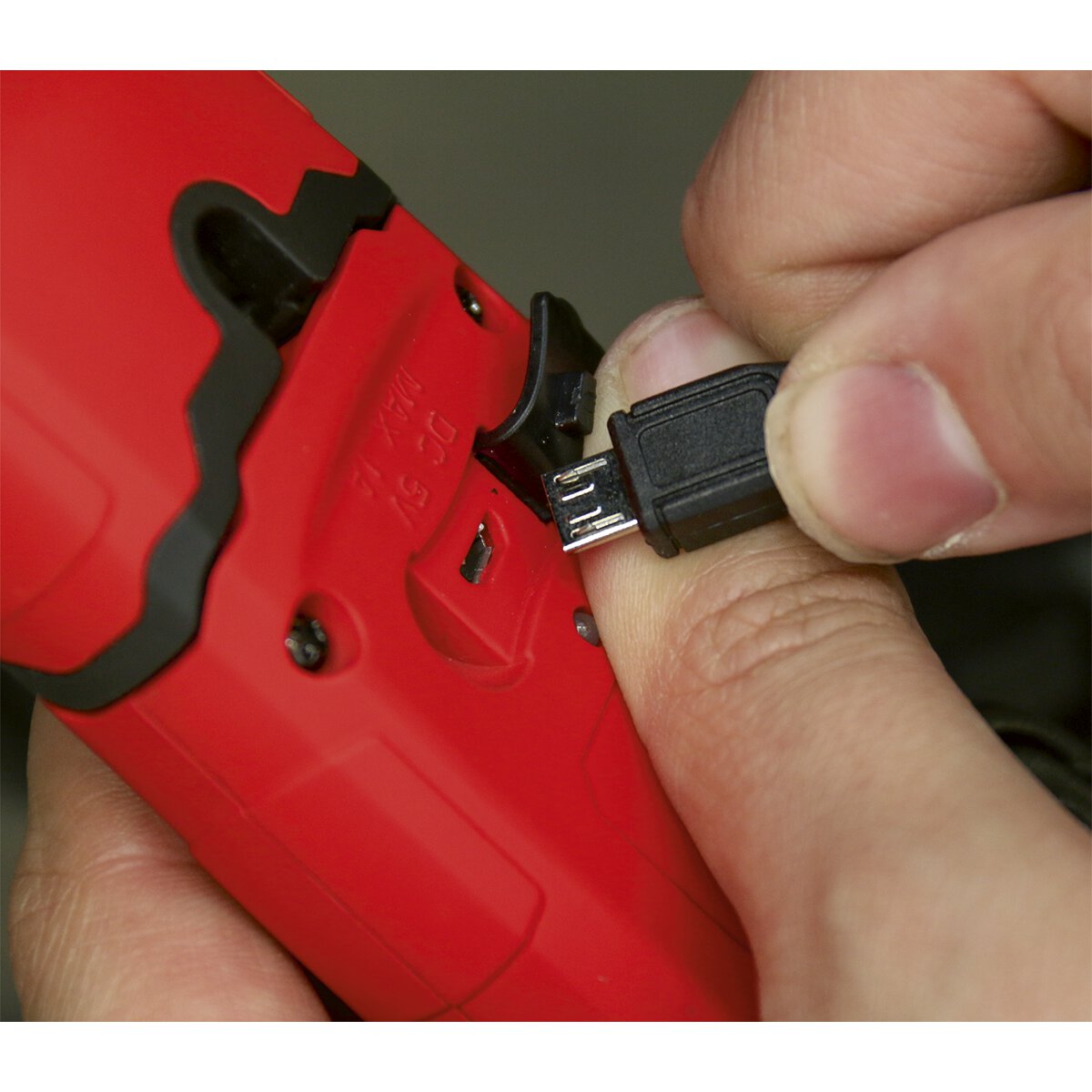 Rechargeable 360° Inspection Lamp 3W COB + 1W LED Red Lithium-Polymer