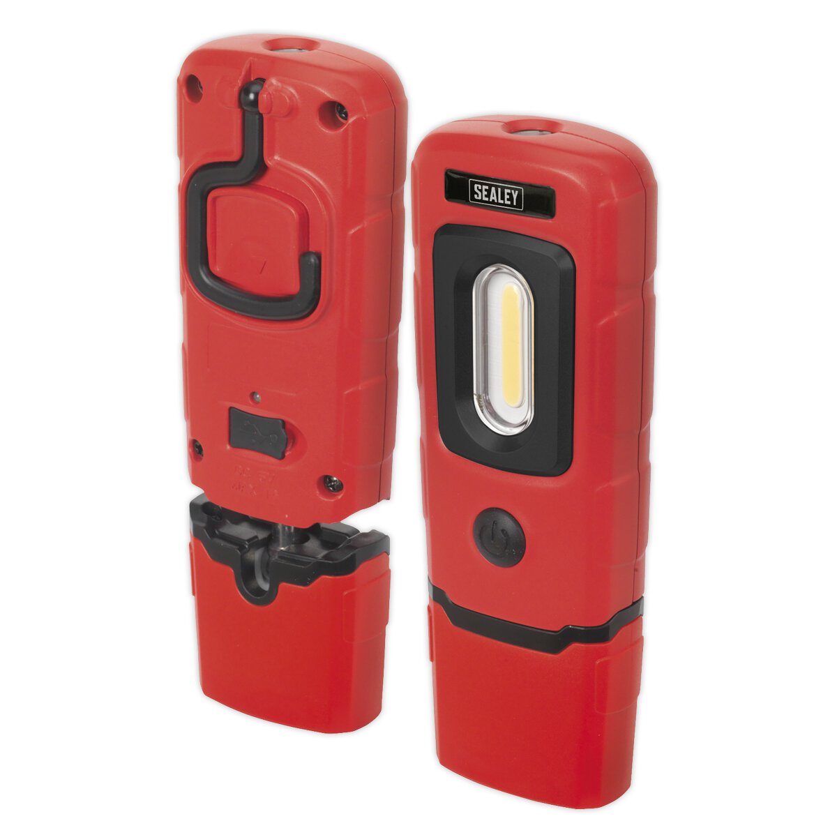 Rechargeable 360° Inspection Lamp 3W COB + 1W LED Red Lithium-Polymer