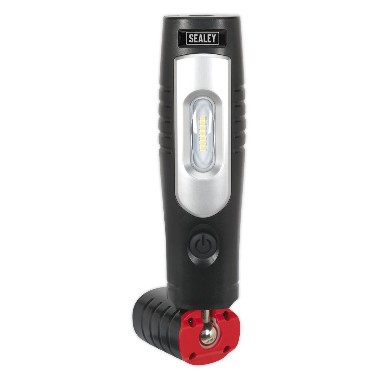 Rechargeable 360° Inspection Lamp 7 SMD + 3W LED Black Lithium-ion