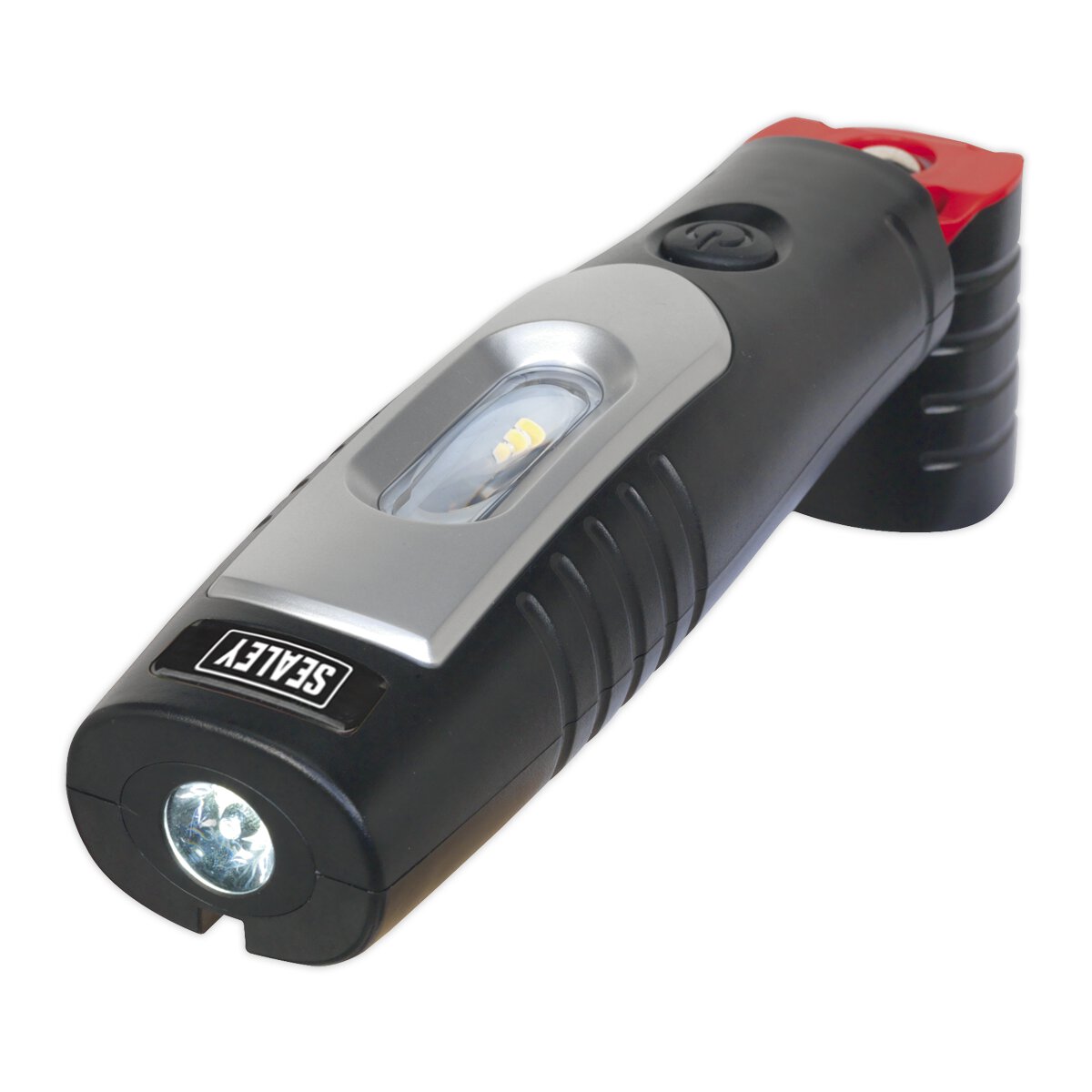 Rechargeable 360° Inspection Lamp 7 SMD + 3W LED Black Lithium-ion