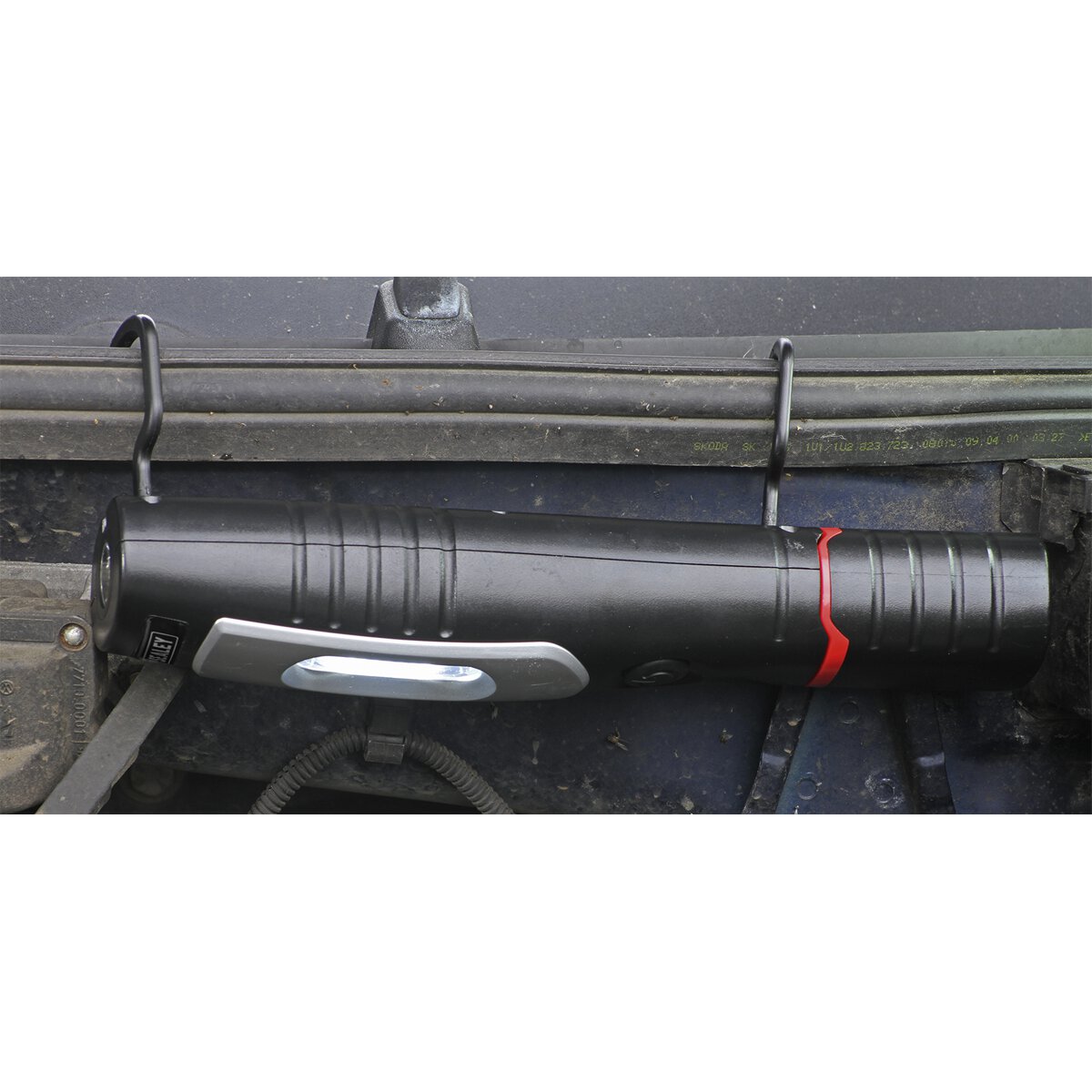 Rechargeable 360° Inspection Lamp 7 SMD + 3W LED Black Lithium-ion
