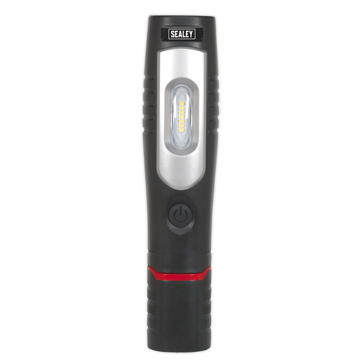 Rechargeable 360° Inspection Lamp 7 SMD + 3W LED Black Lithium-ion