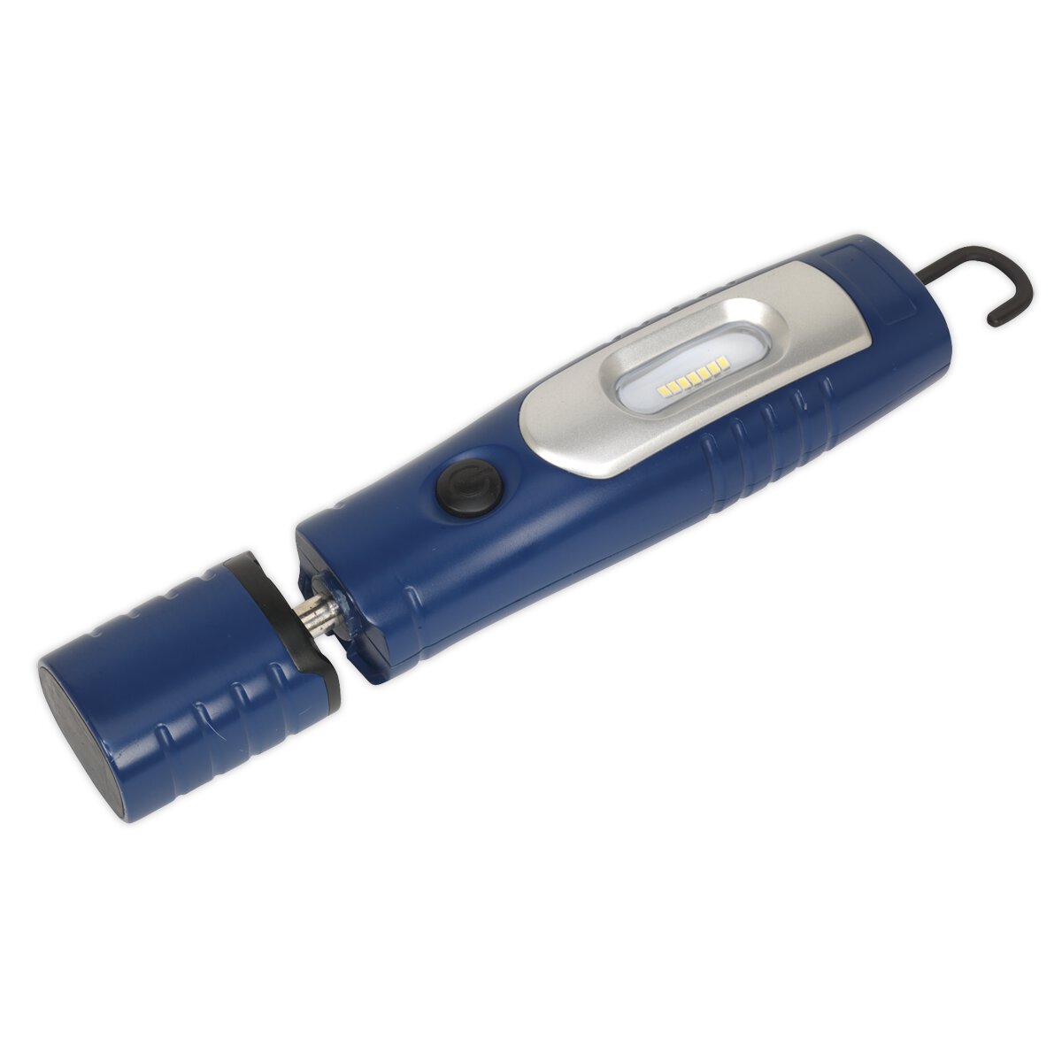 Rechargeable 360° Inspection Lamp 7 SMD + 3W LED Blue Lithium-ion