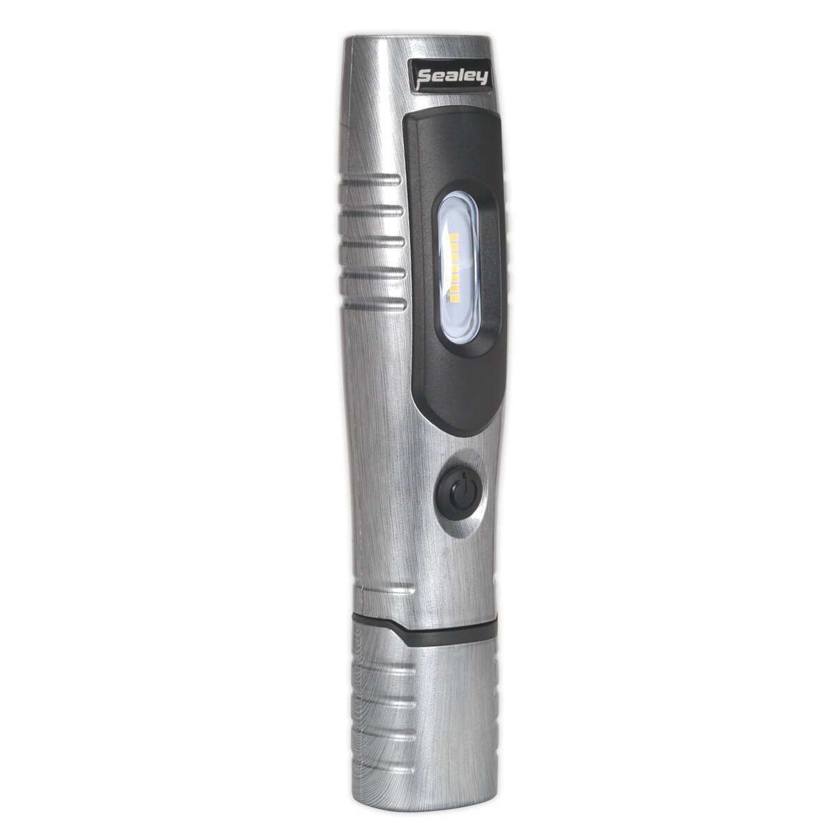 Rechargeable 360° Inspection Lamp 7 SMD + 3W LED Brushed Aluminium Lithium-ion