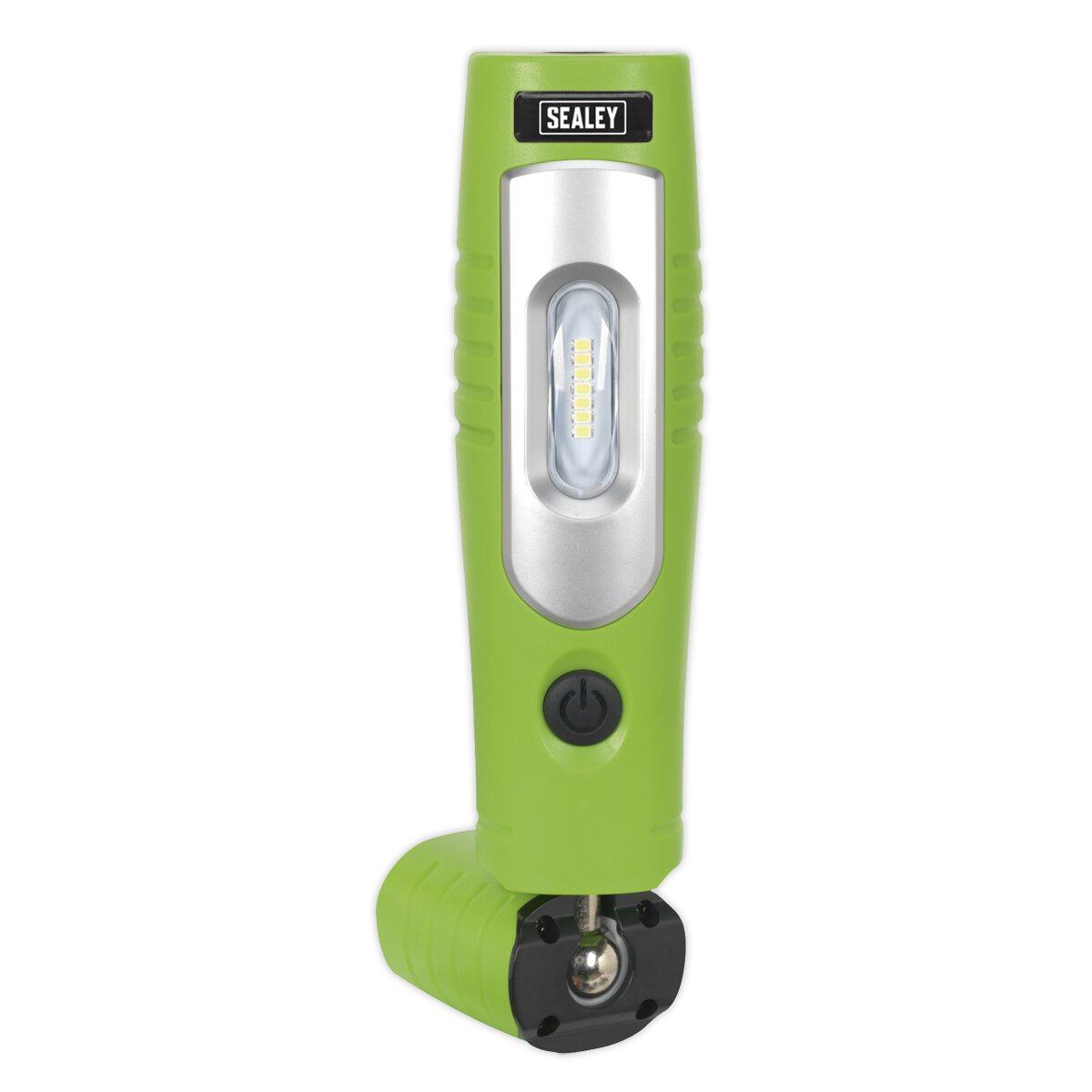 Rechargeable 360° Inspection Lamp 7 SMD + 3W LED Green Lithium-ion