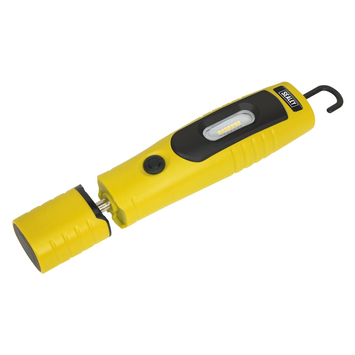 Rechargeable 360° Inspection Lamp 7 SMD + 3W LED Yellow Lithium-ion