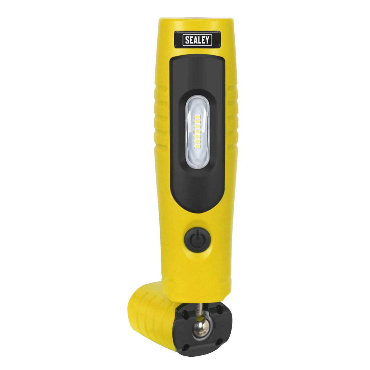 Rechargeable 360° Inspection Lamp 7 SMD + 3W LED Yellow Lithium-ion