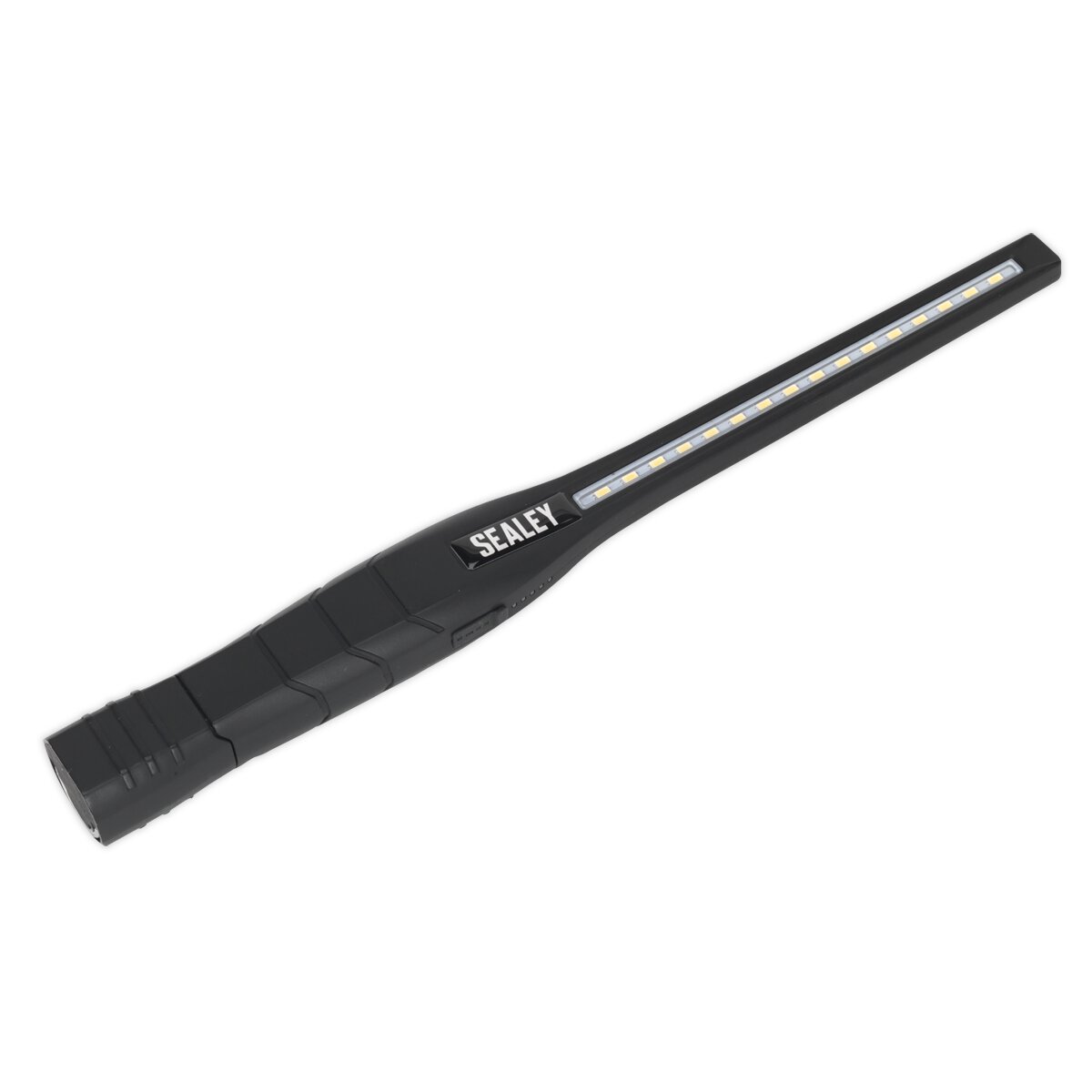 Rechargeable 360° Slim Inspection Lamp 16 SMD LED + 1W LED Black Lithium-ion